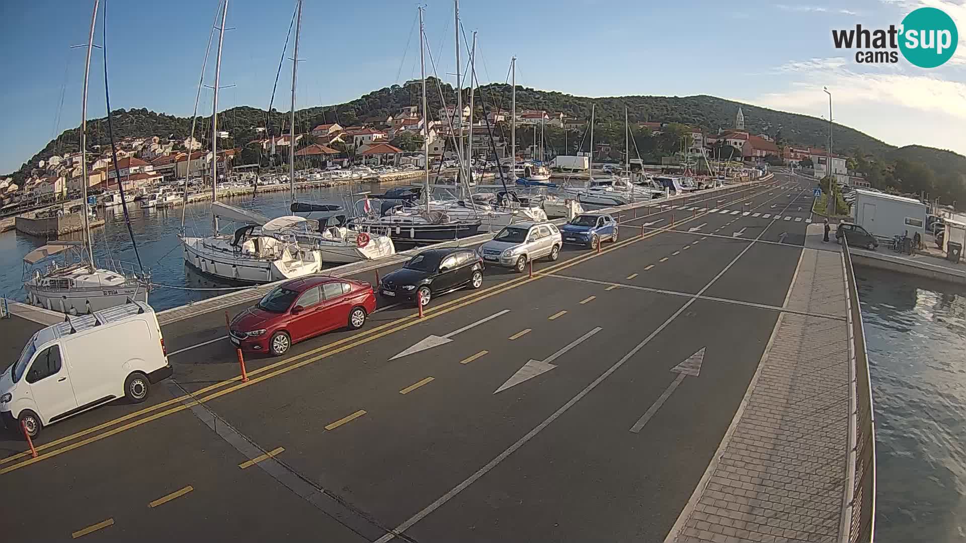 Dalmacia Tkon Transportar- webcams Croacia