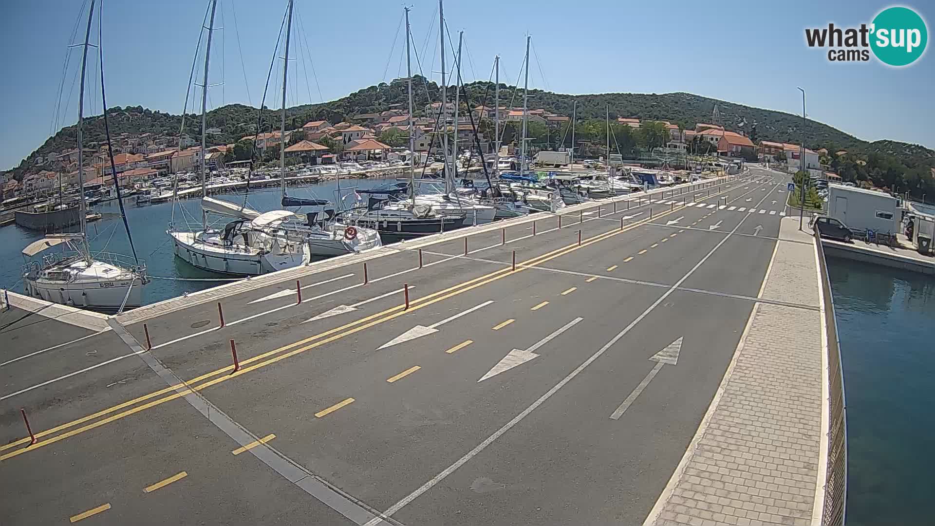 Dalmacia Tkon Transportar- webcams Croacia