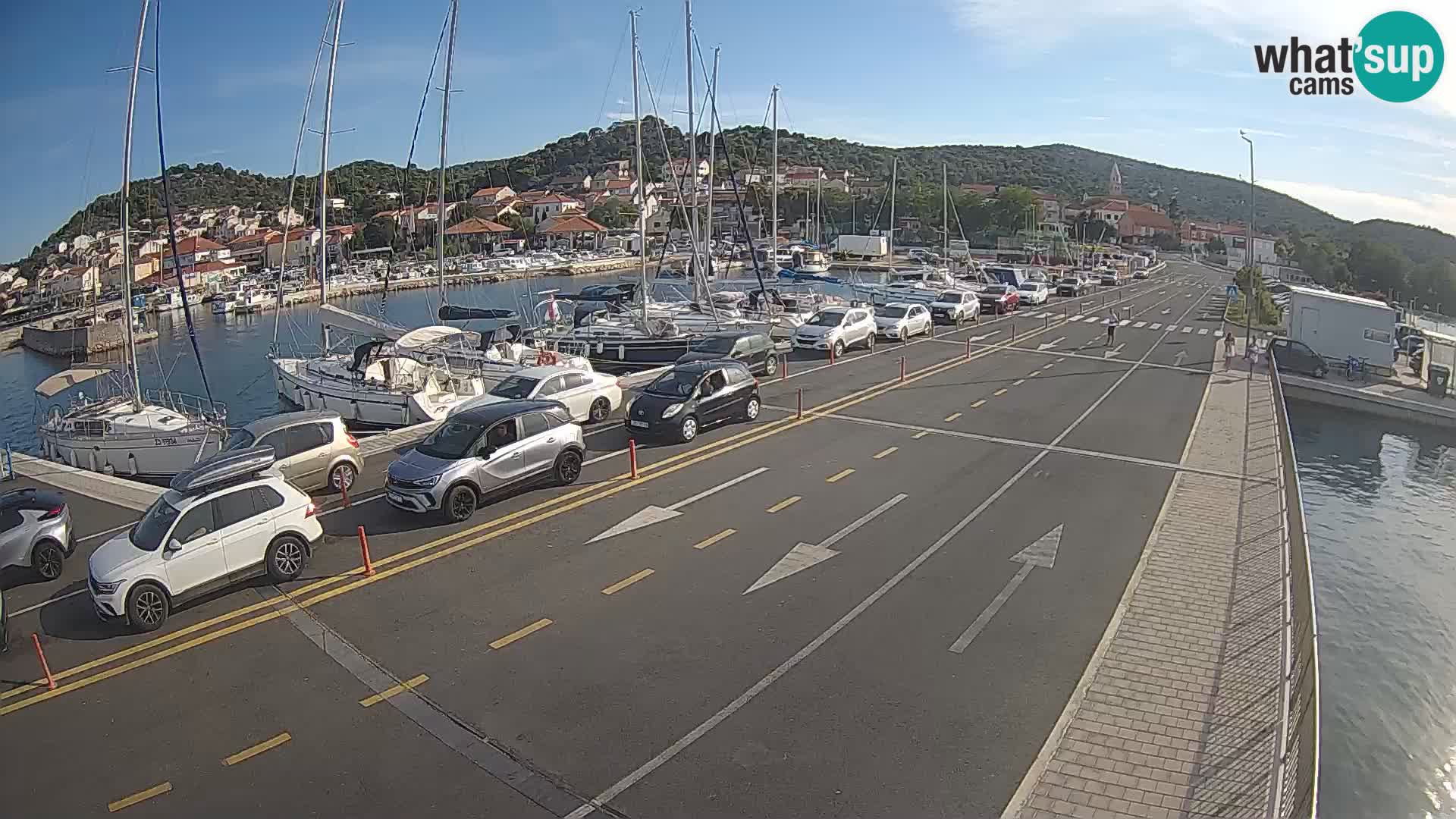 Dalmacija Trajekt Tkon – spletne kamere Hrvaška