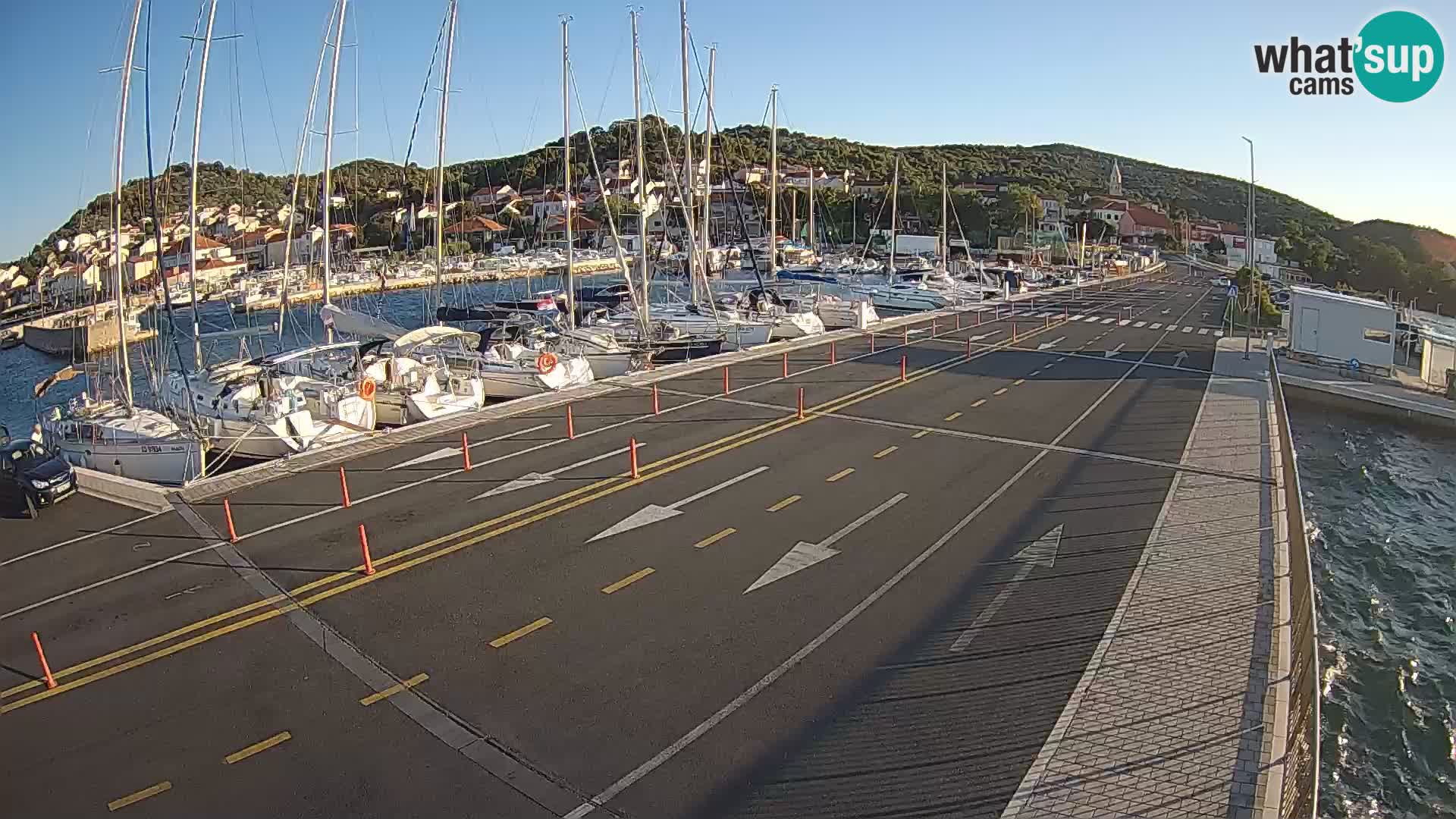 Dalmacia Tkon Transportar- webcams Croacia