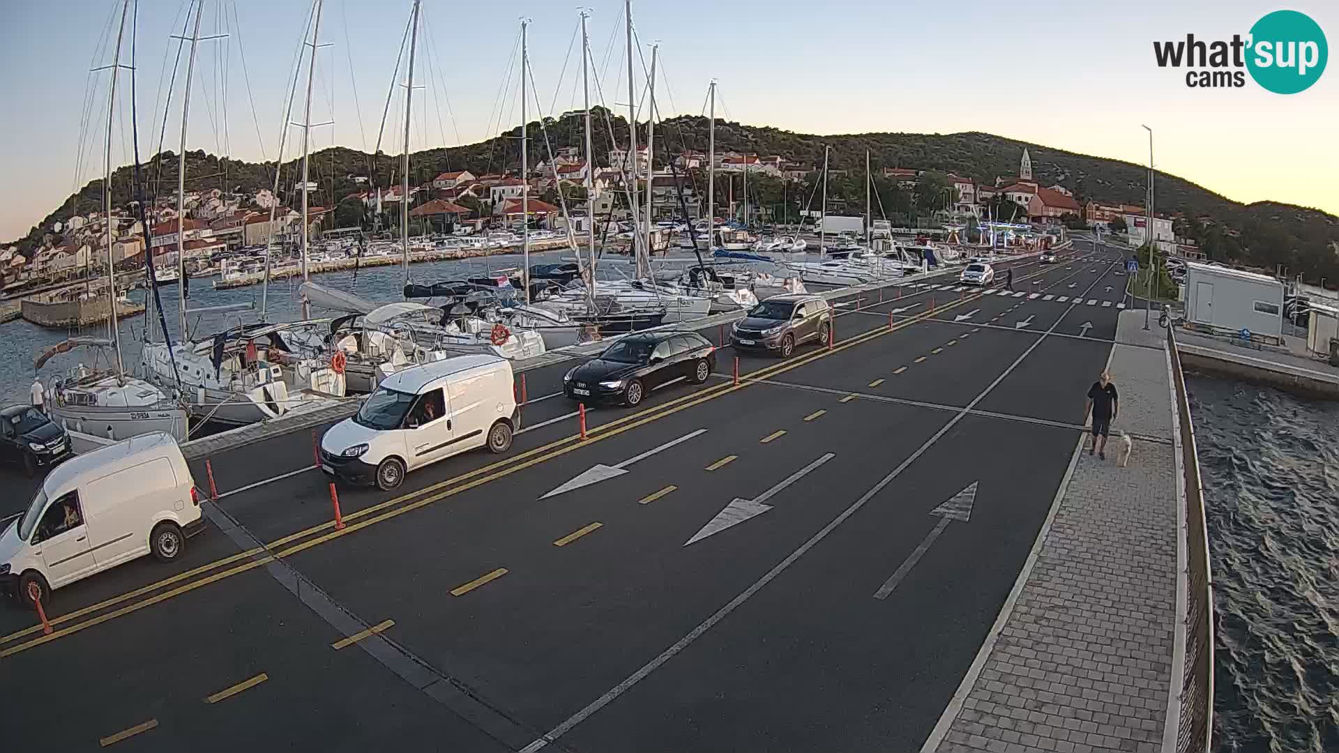 Dalmazia traghetto Tkon – webcam Croazia