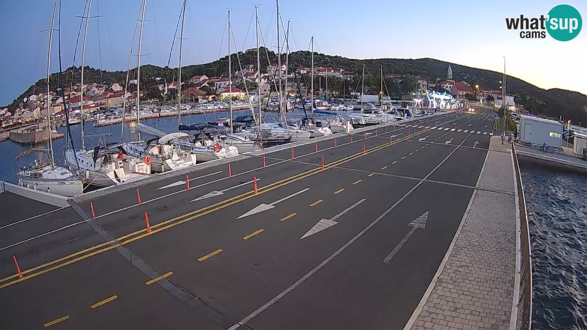 Dalmacia Tkon Transportar- webcams Croacia
