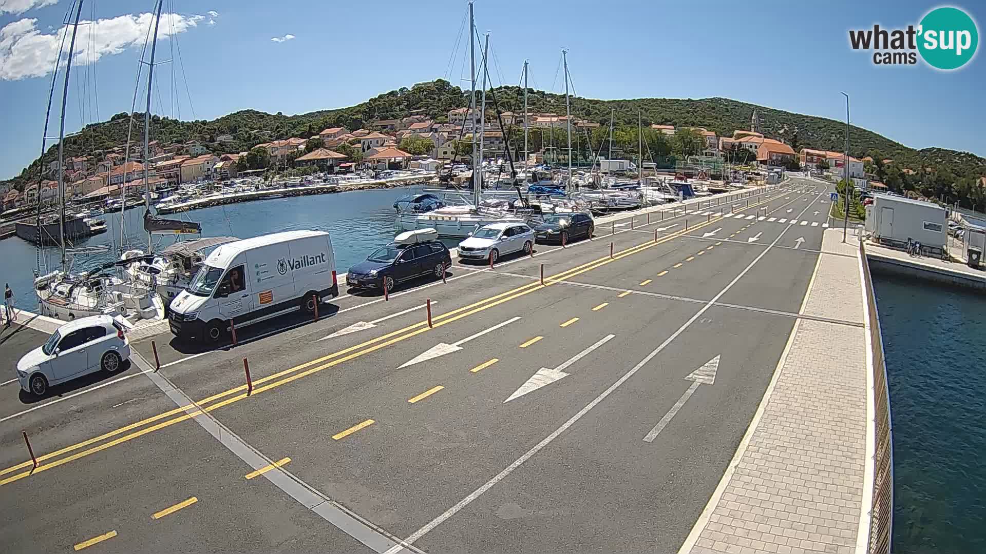 Dalmacia Tkon Transportar- webcams Croacia