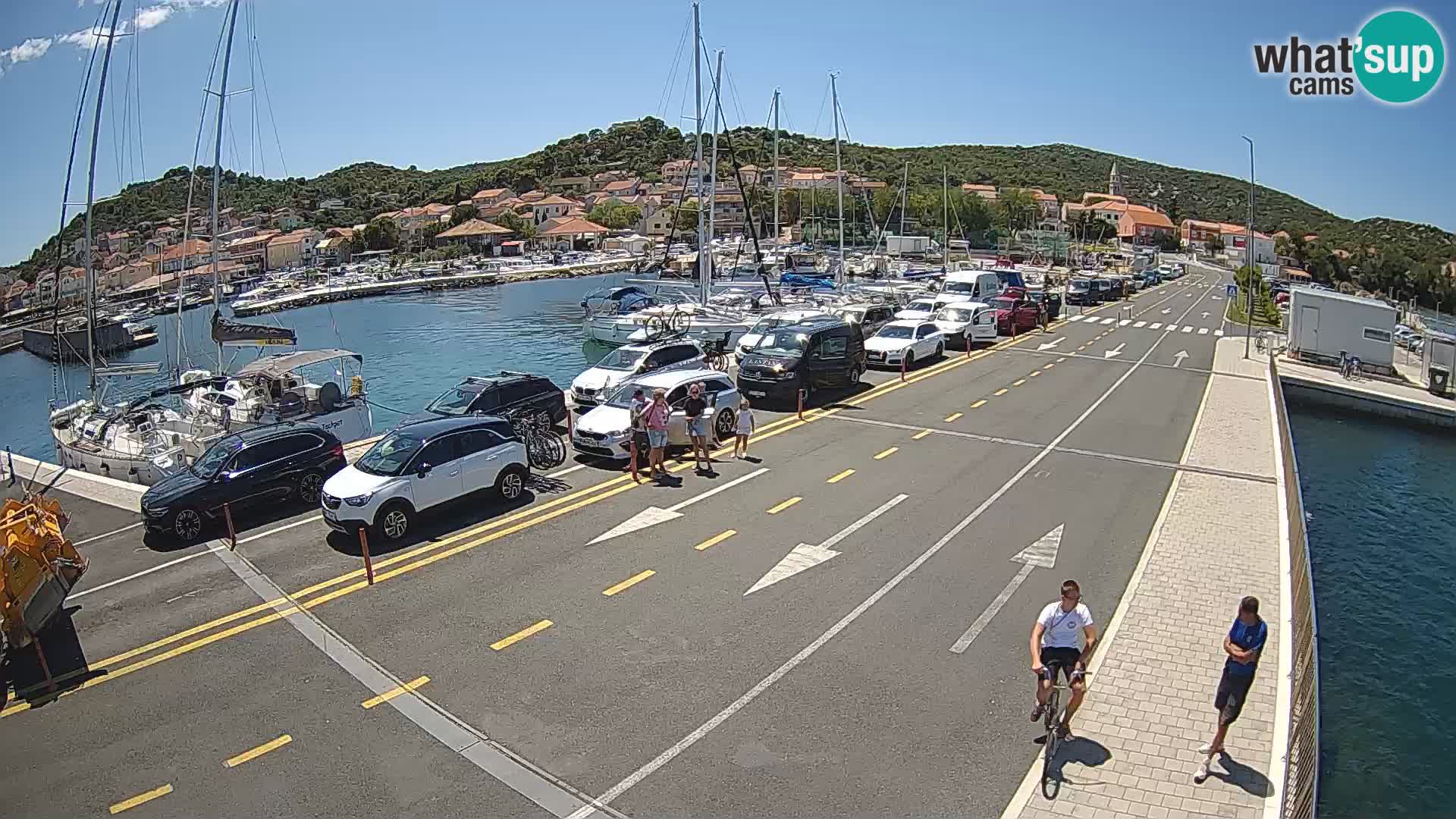 Dalmatie Tkon Traversier – webcams Croatie