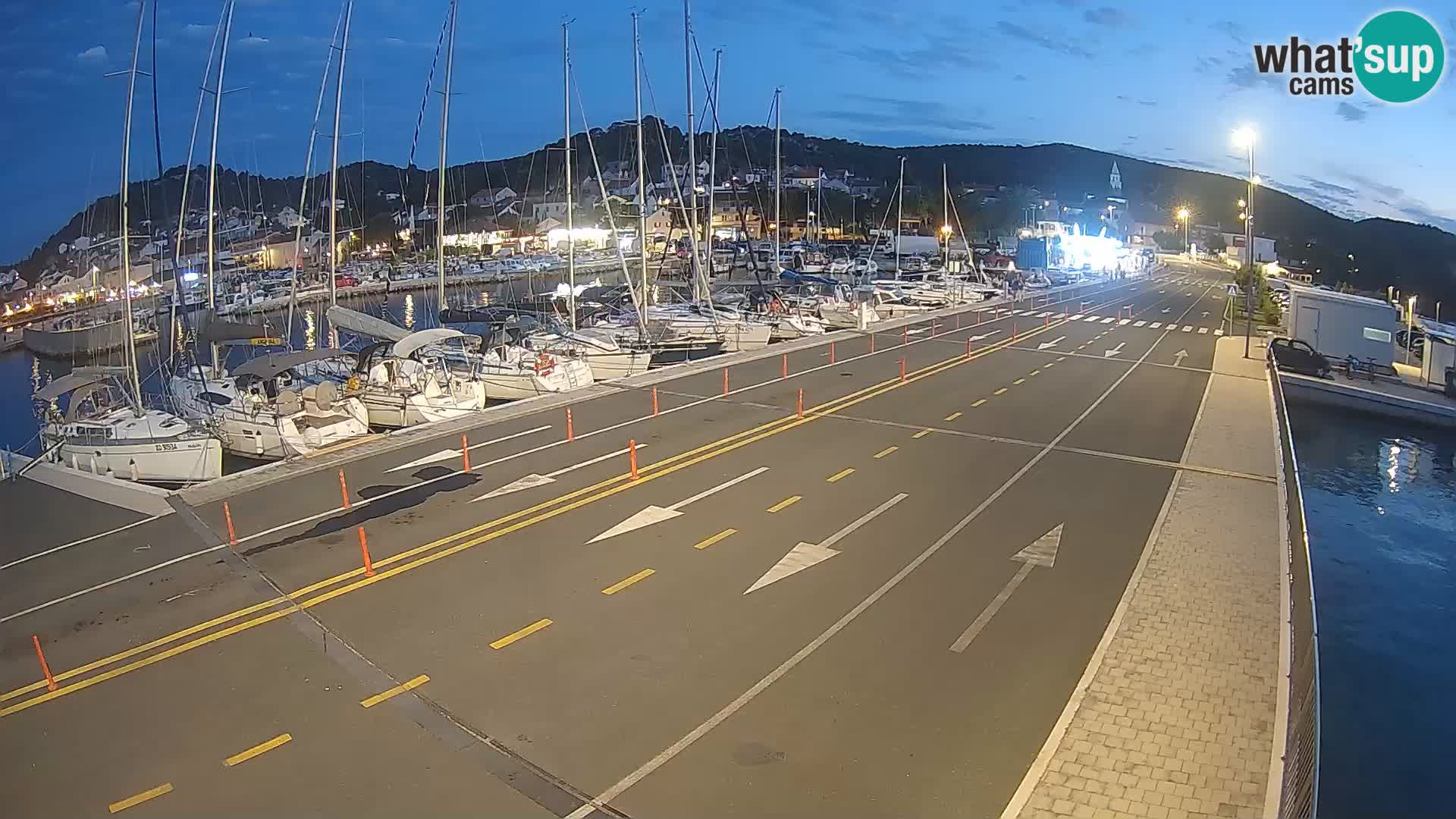 Dalmatie Tkon Traversier – webcams Croatie