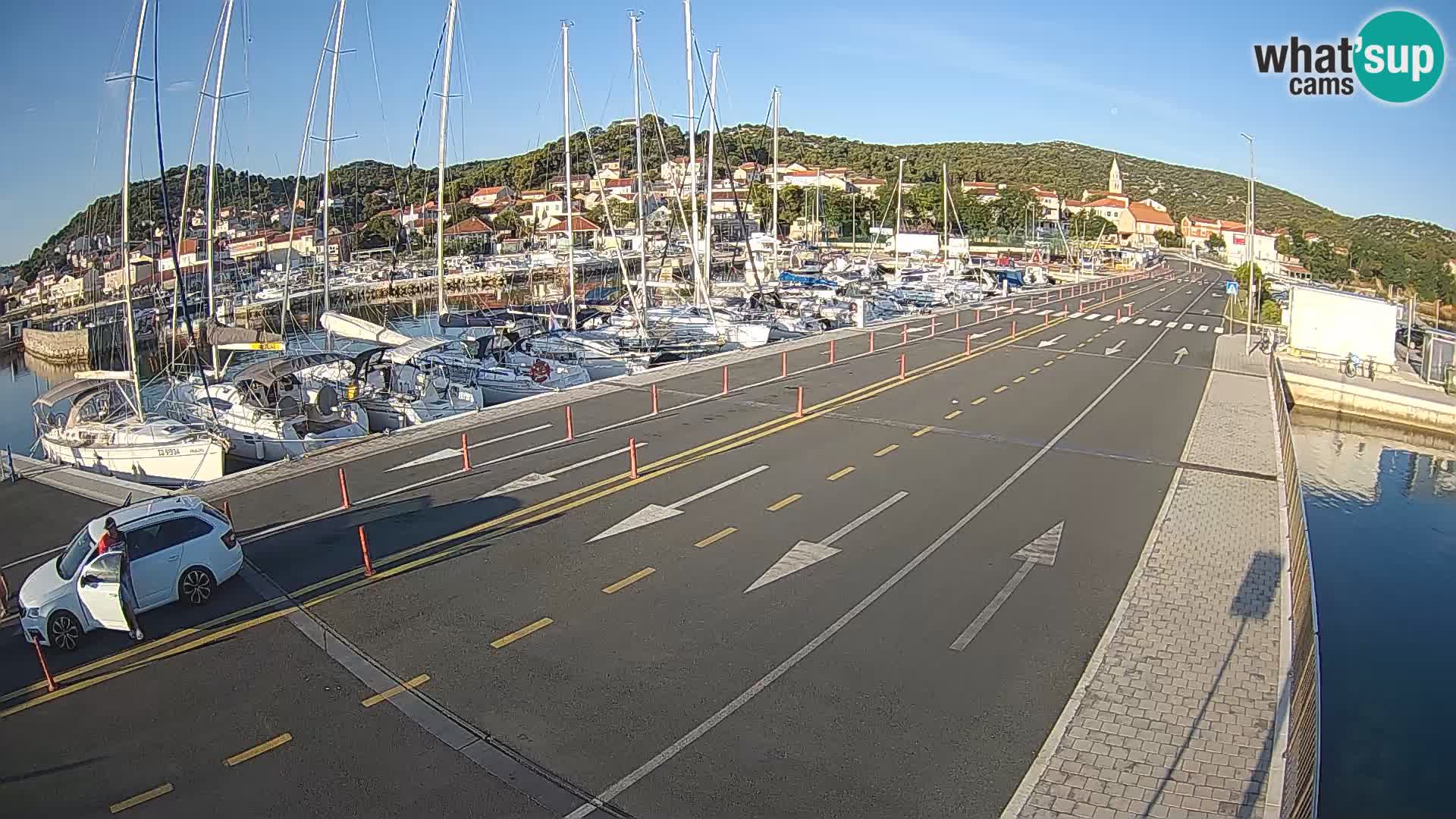 Dalmacia Tkon Transportar- webcams Croacia