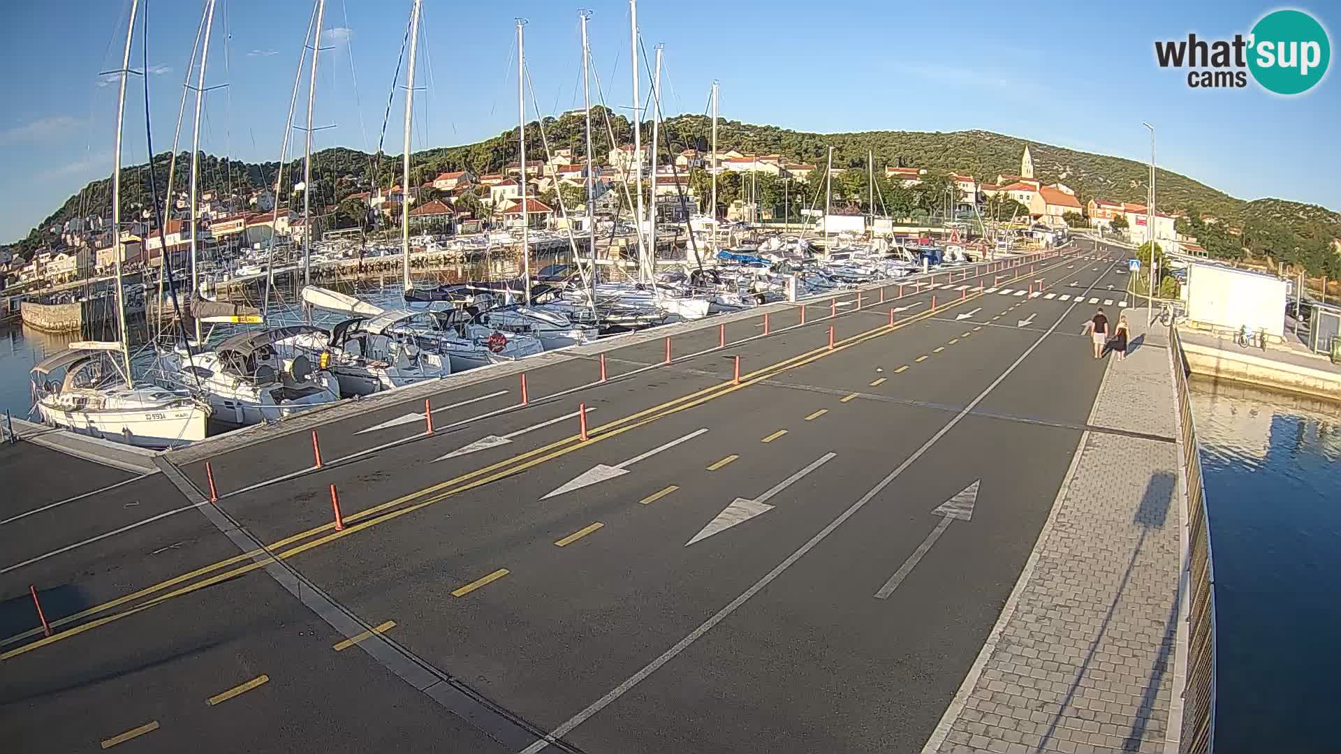 Dalmatie Tkon Traversier – webcams Croatie