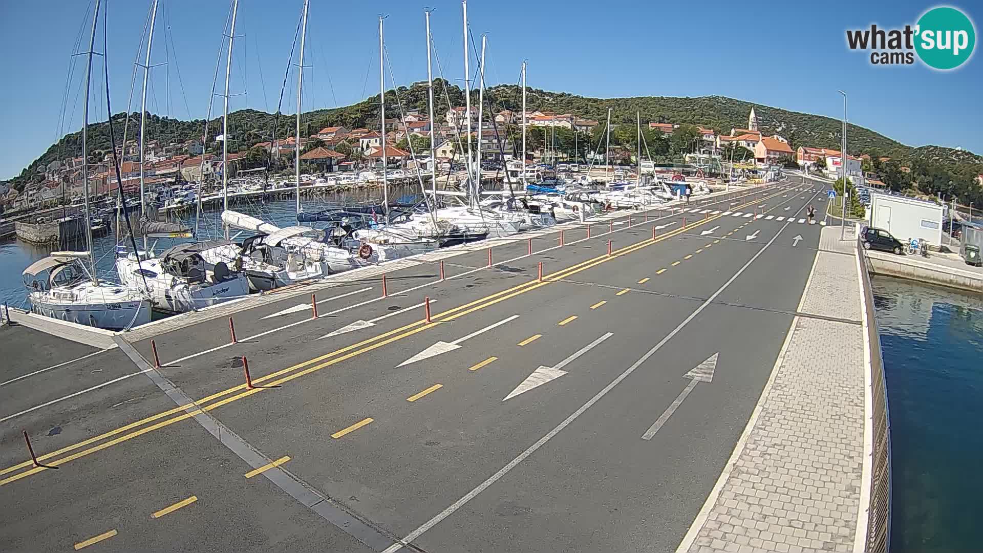 Dalmacia Tkon Transportar- webcams Croacia