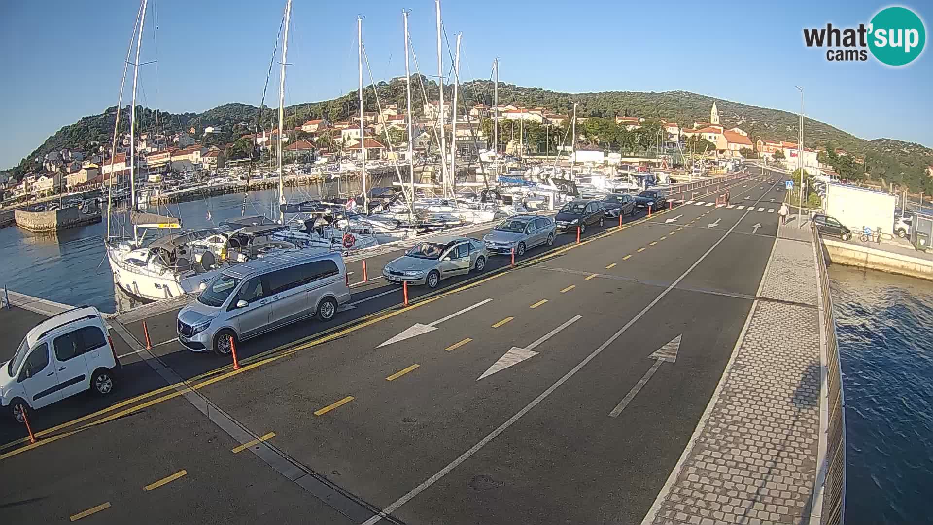 Dalmazia traghetto Tkon – webcam Croazia