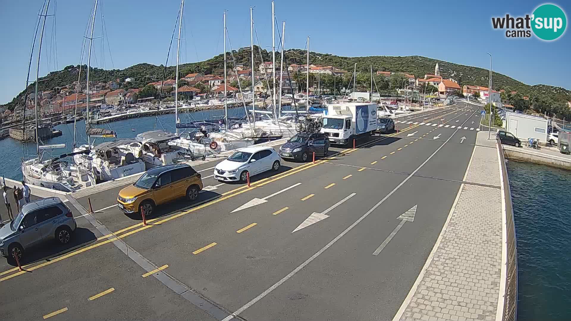 Dalmacija Trajekt Tkon – spletne kamere Hrvaška