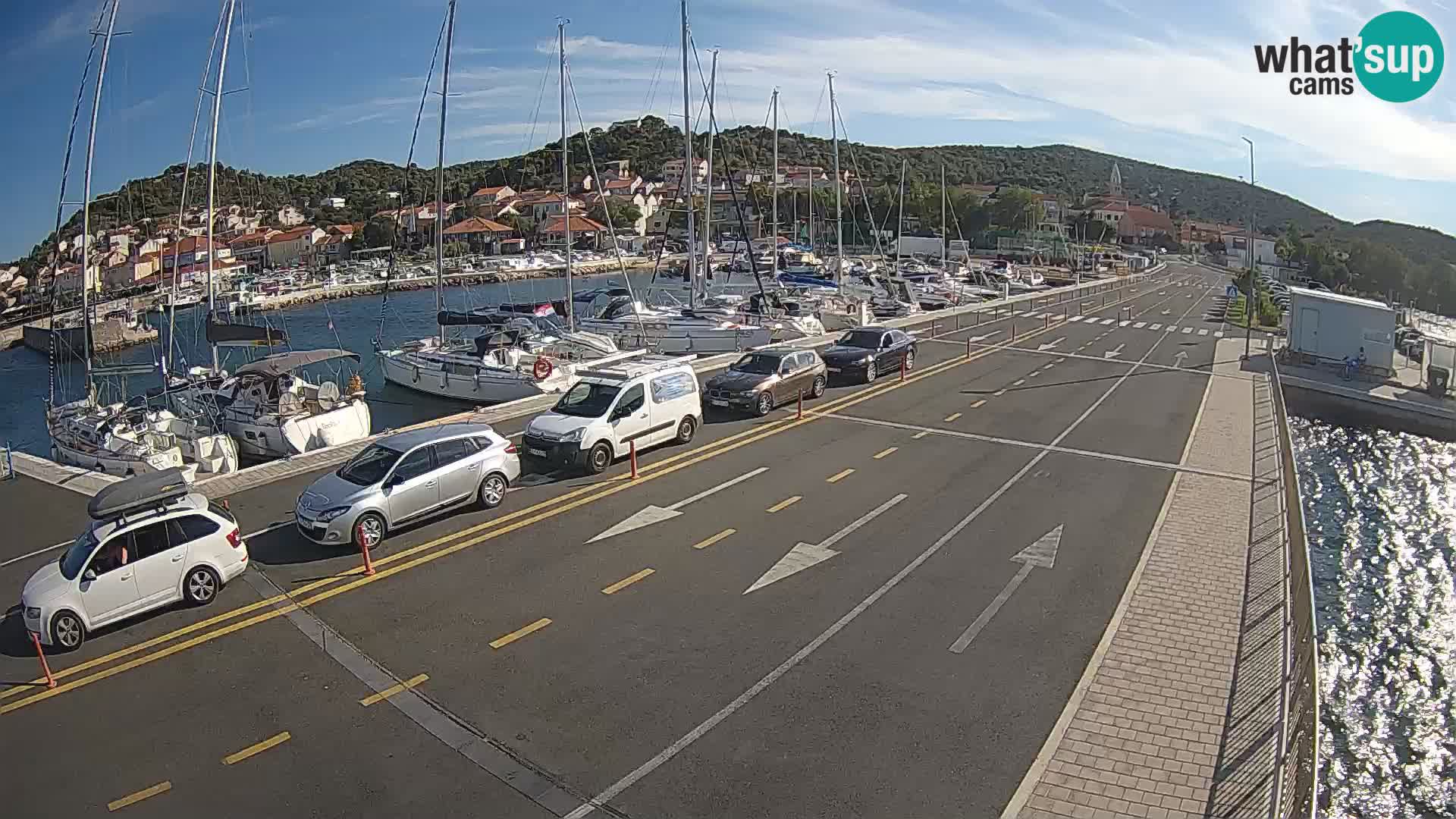 Dalmatie Tkon Traversier – webcams Croatie