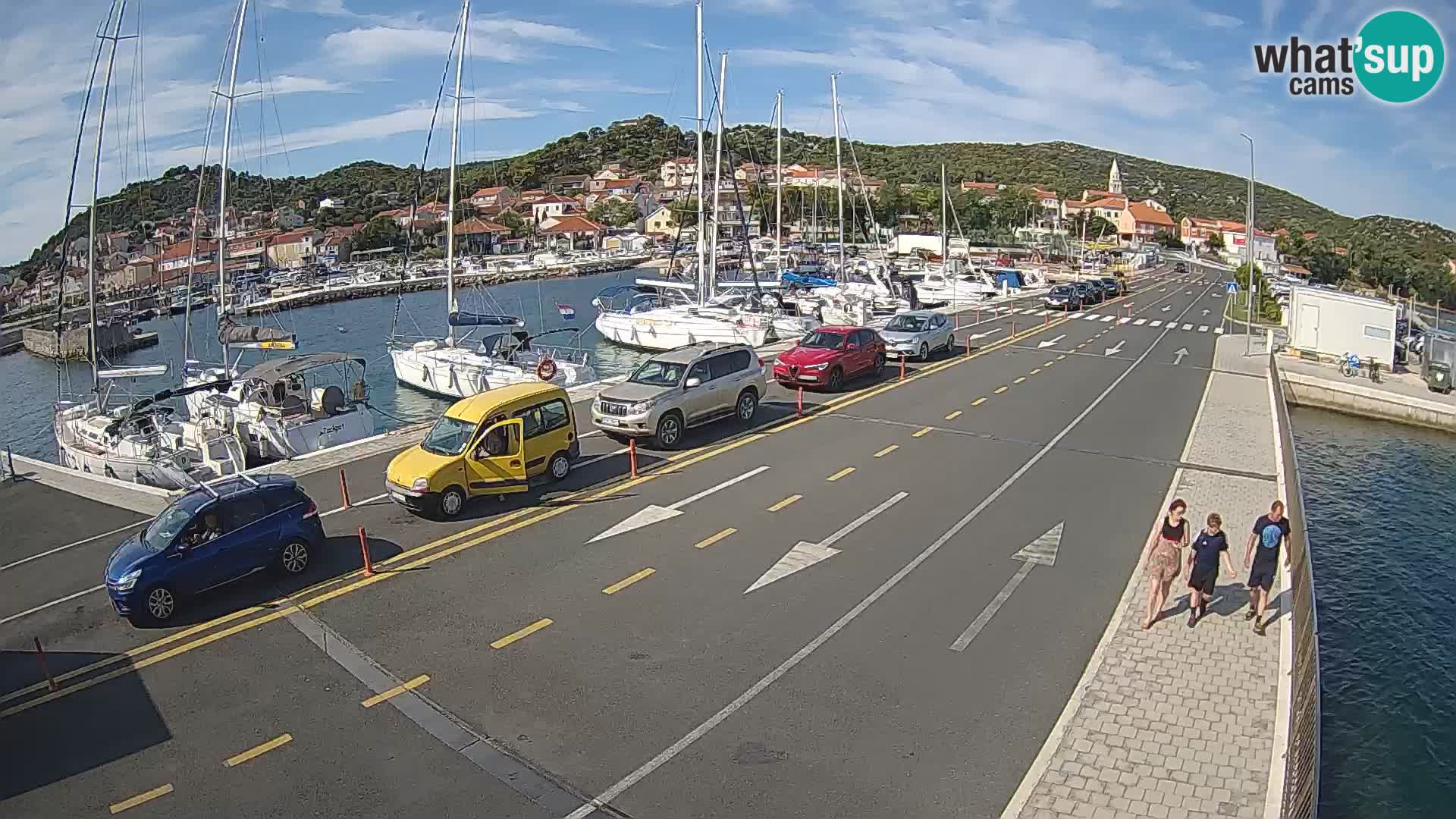 Dalmacia Tkon Transportar- webcams Croacia