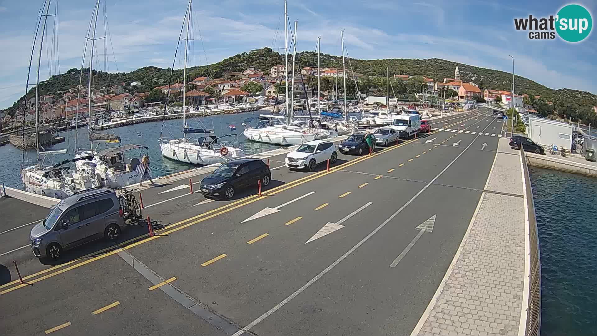 Dalmatien Tkon Fähre – Webcams Kroatien