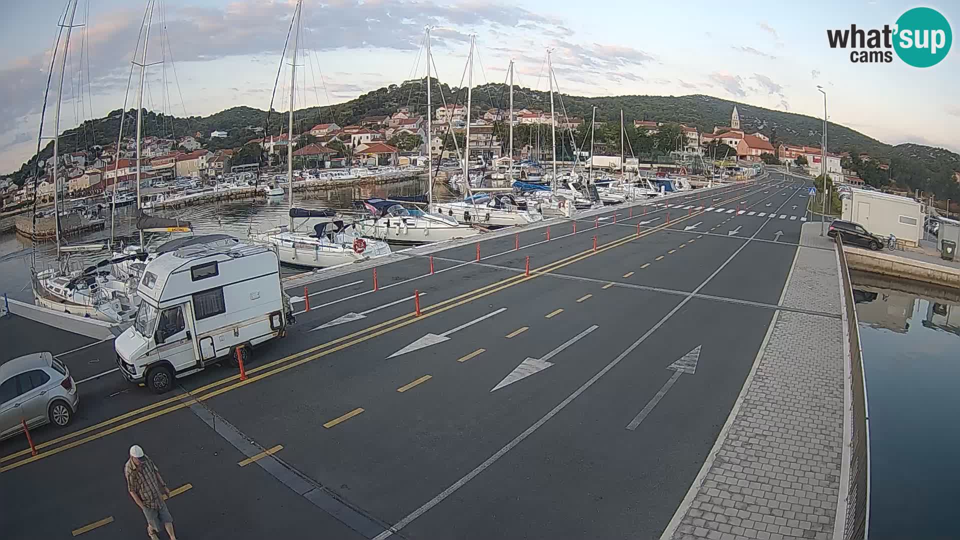 Dalmacia Tkon Transportar- webcams Croacia