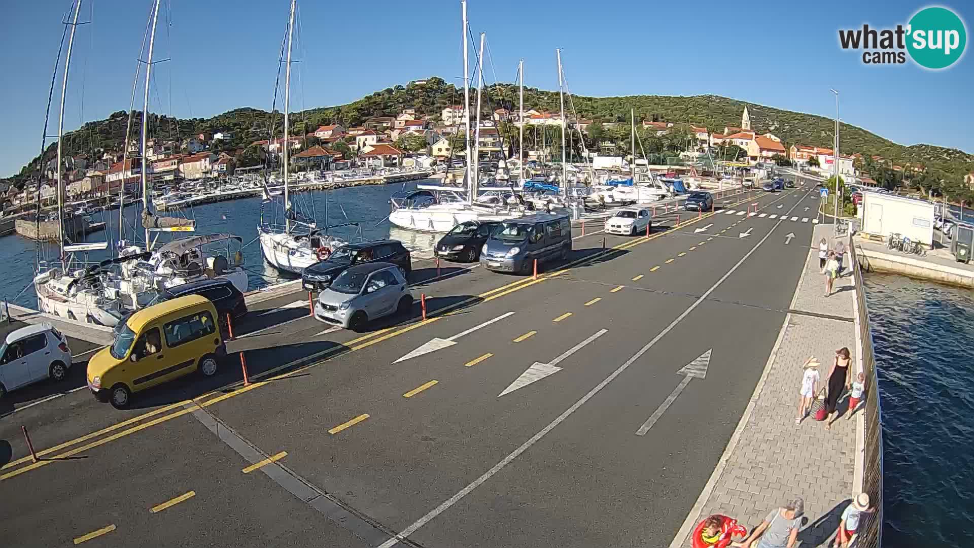 Dalmacija Trajekt Tkon – spletne kamere Hrvaška
