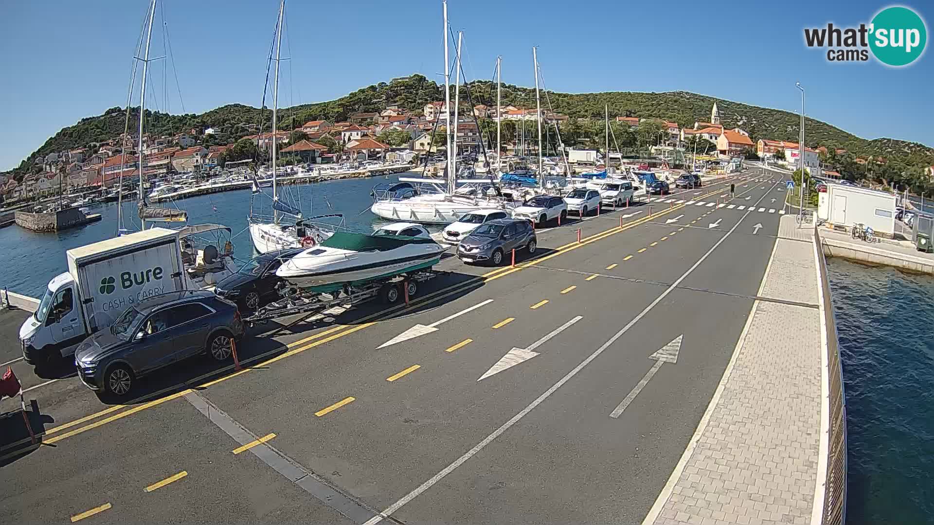 Dalmatia Tkon Ferry – webcams Croatia