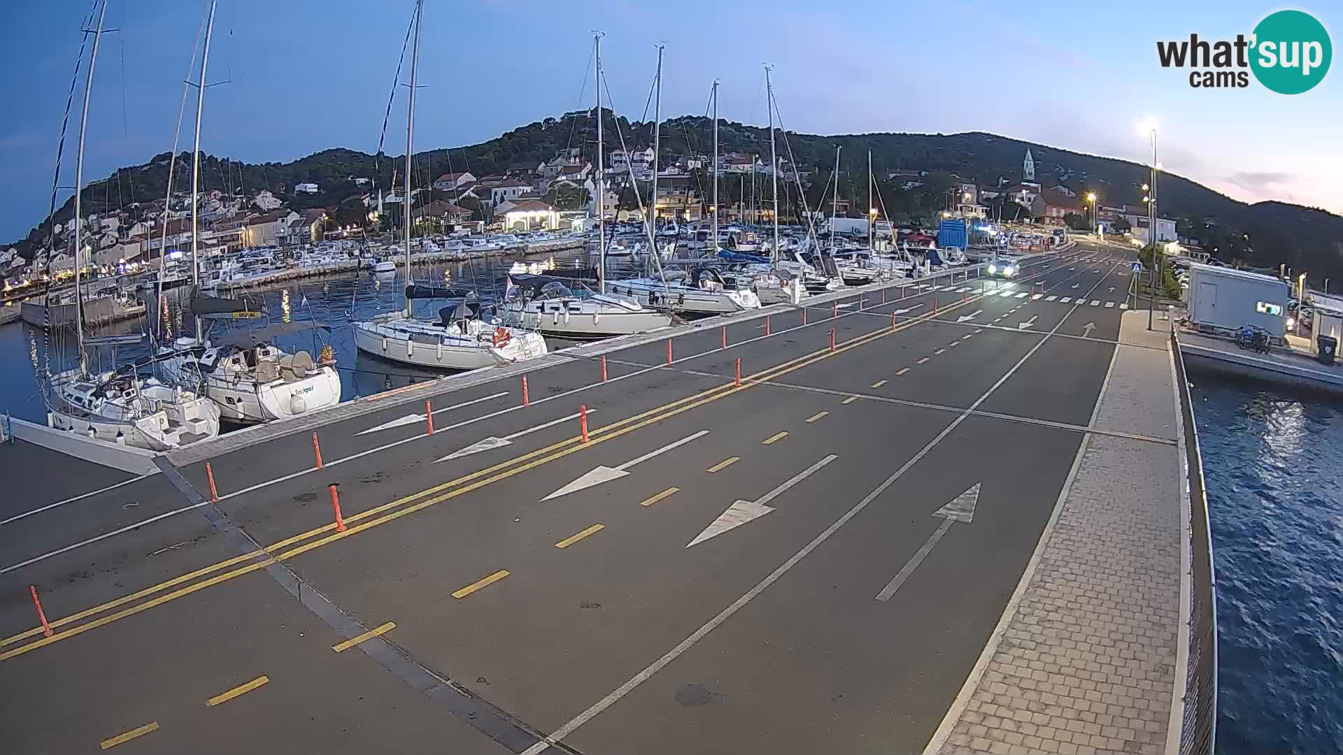 Dalmacia Tkon Transportar- webcams Croacia