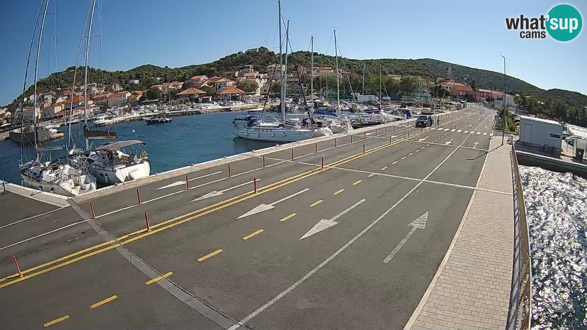 Dalmatia Tkon Ferry – webcams Croatia