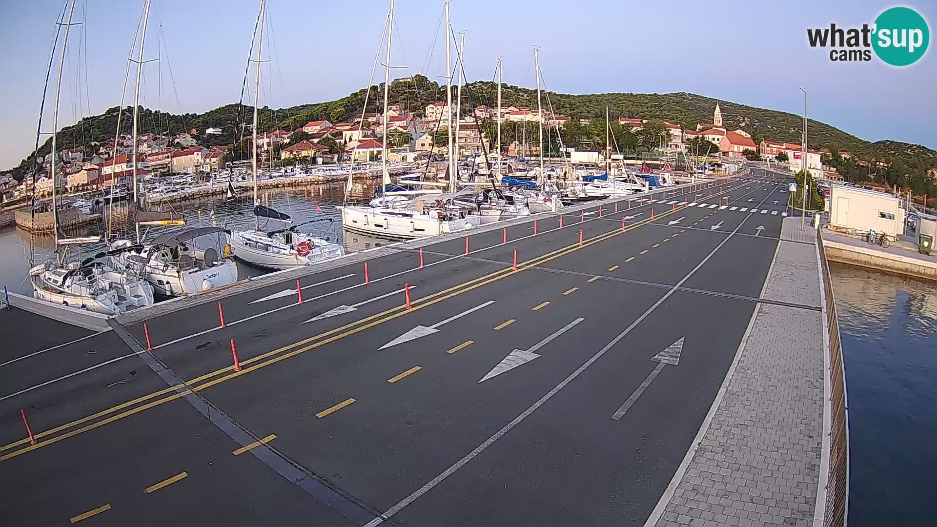 Dalmacia Tkon Transportar- webcams Croacia