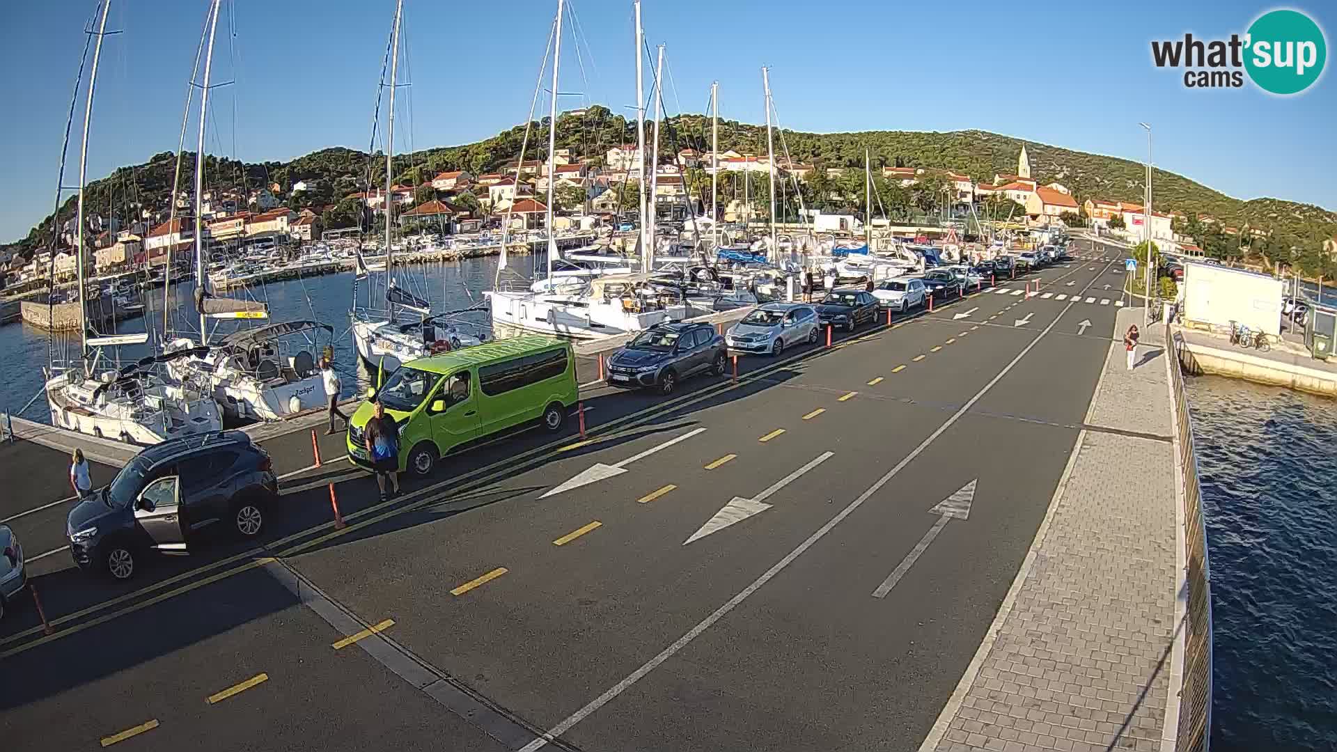 Dalmacija Trajekt Tkon – spletne kamere Hrvaška