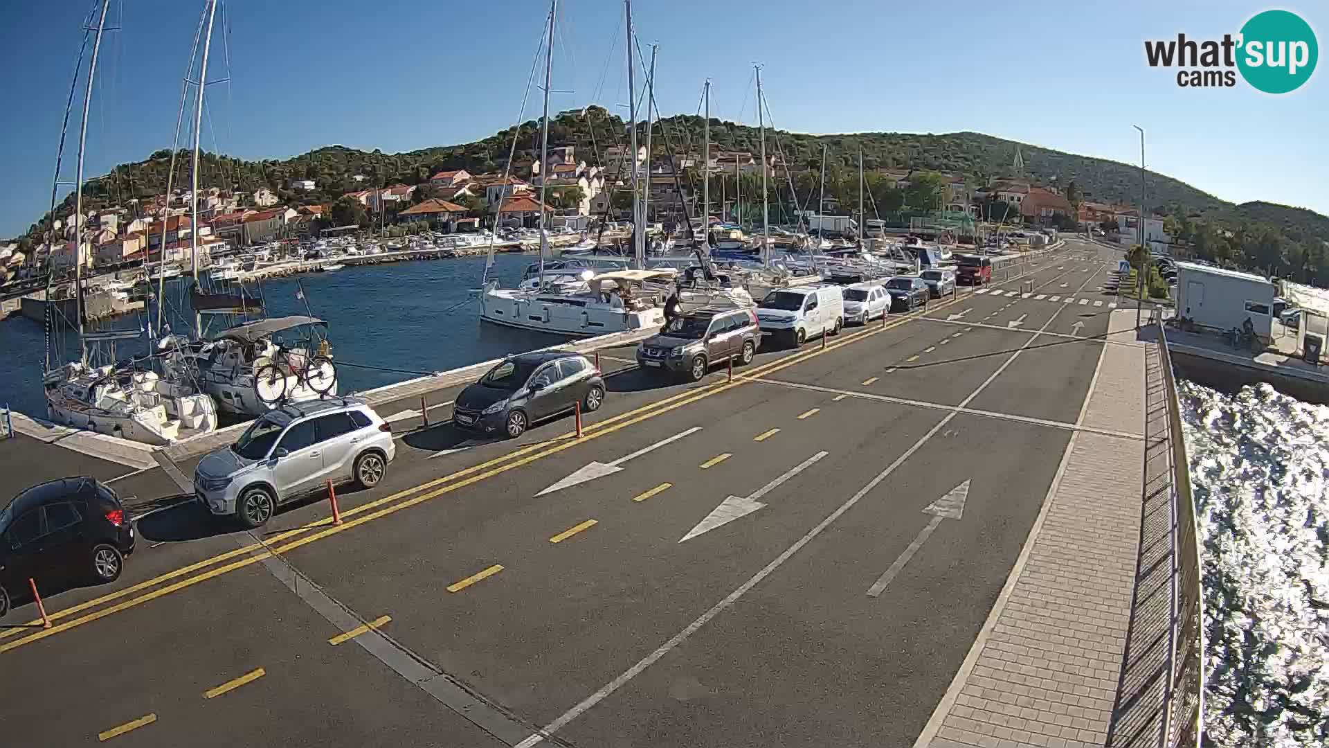 Dalmacija Trajekt Tkon – spletne kamere Hrvaška
