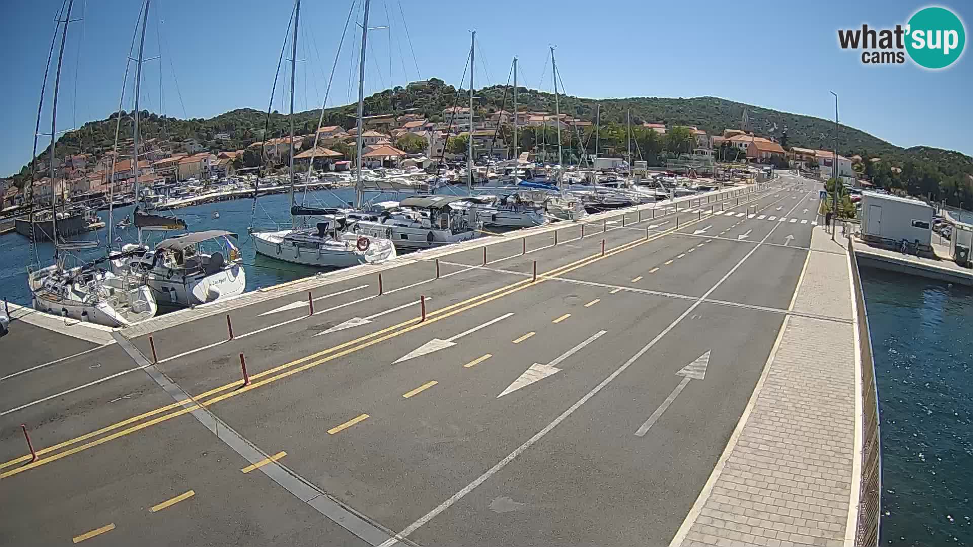 Dalmatia Tkon Ferry – webcams Croatia
