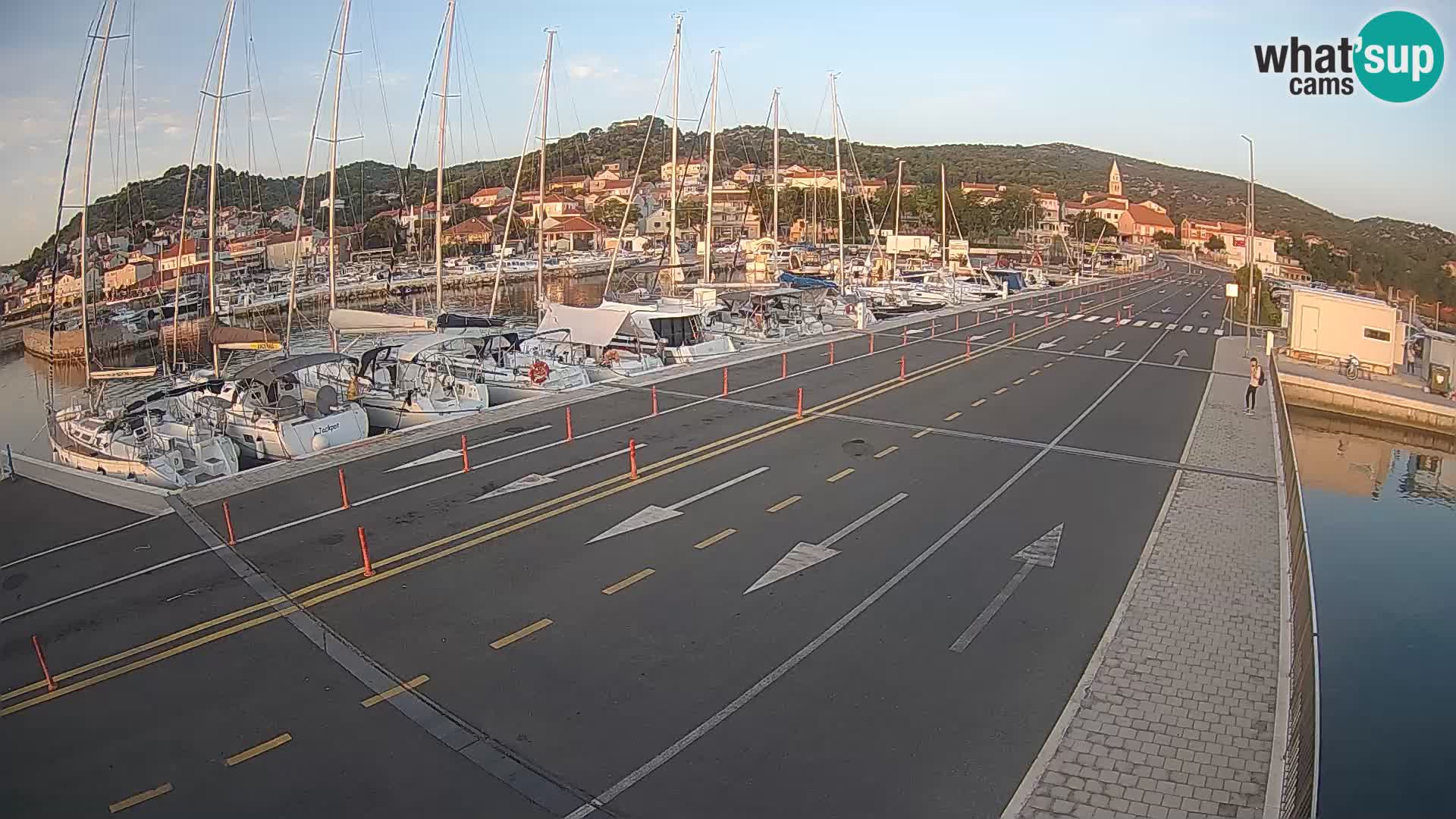 Dalmatie Tkon Traversier – webcams Croatie
