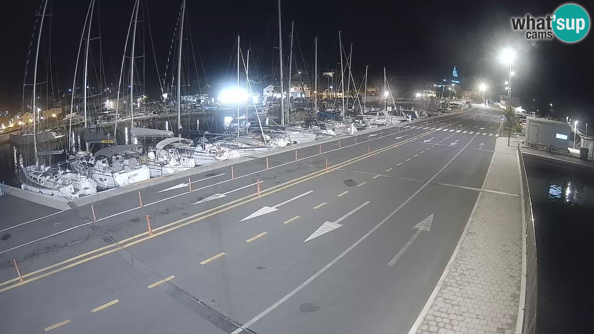 Dalmatie Tkon Traversier – webcams Croatie