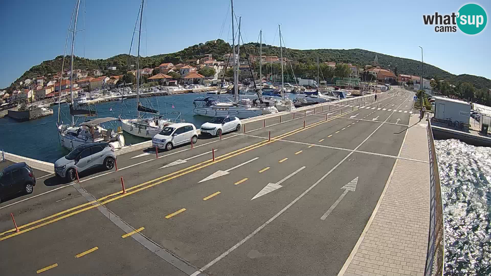 Dalmatia Tkon Ferry – webcams Croatia