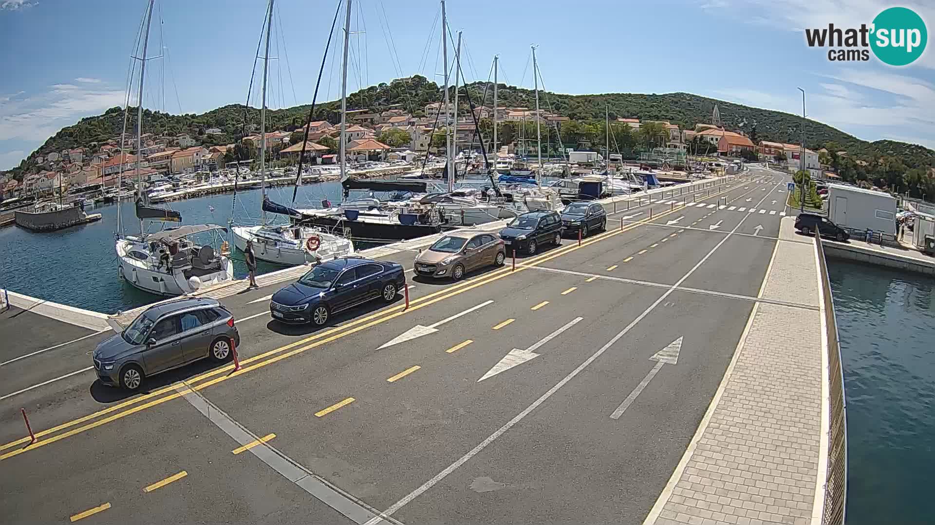 Dalmazia traghetto Tkon – webcam Croazia