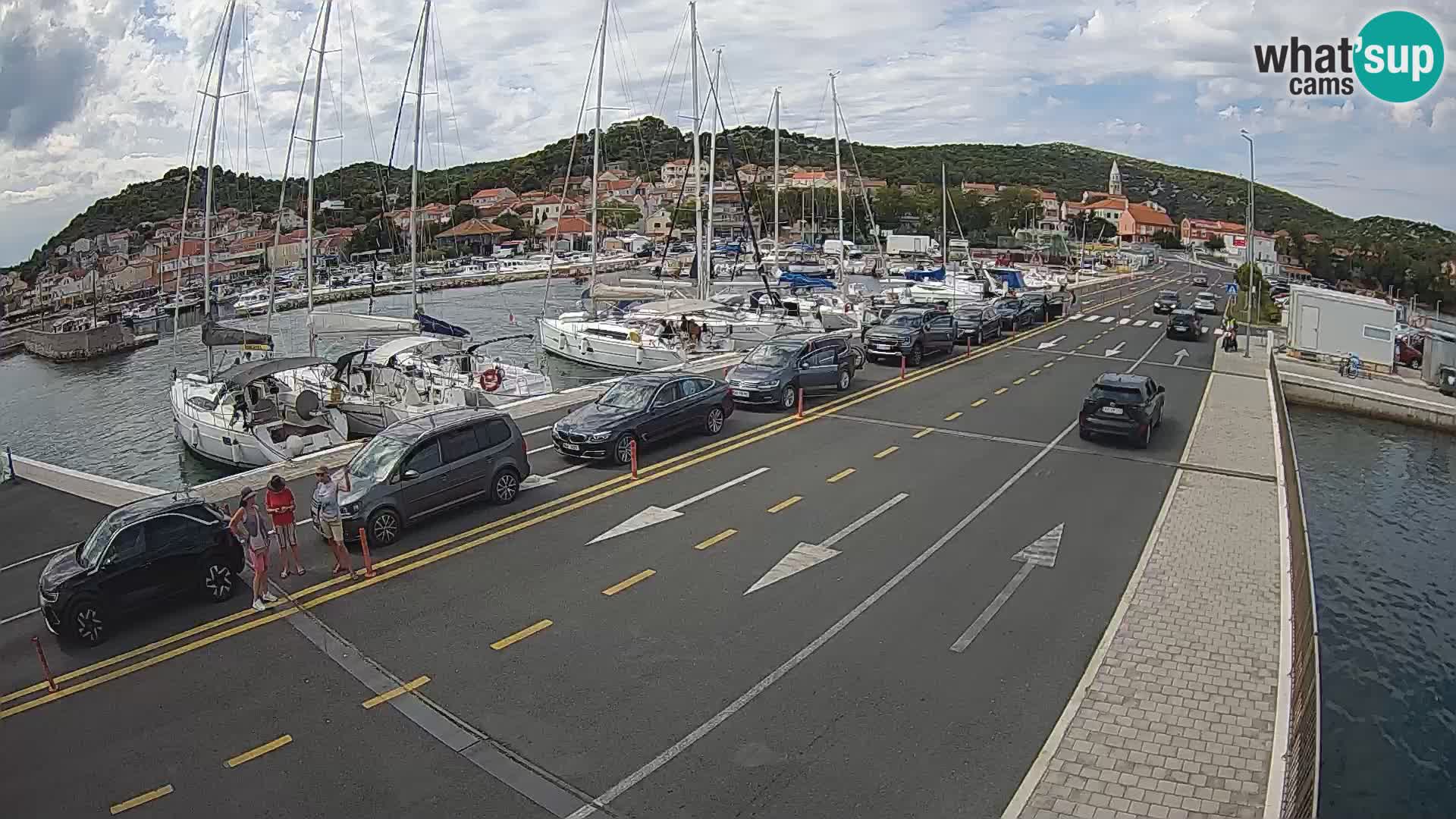 Dalmacia Tkon Transportar- webcams Croacia