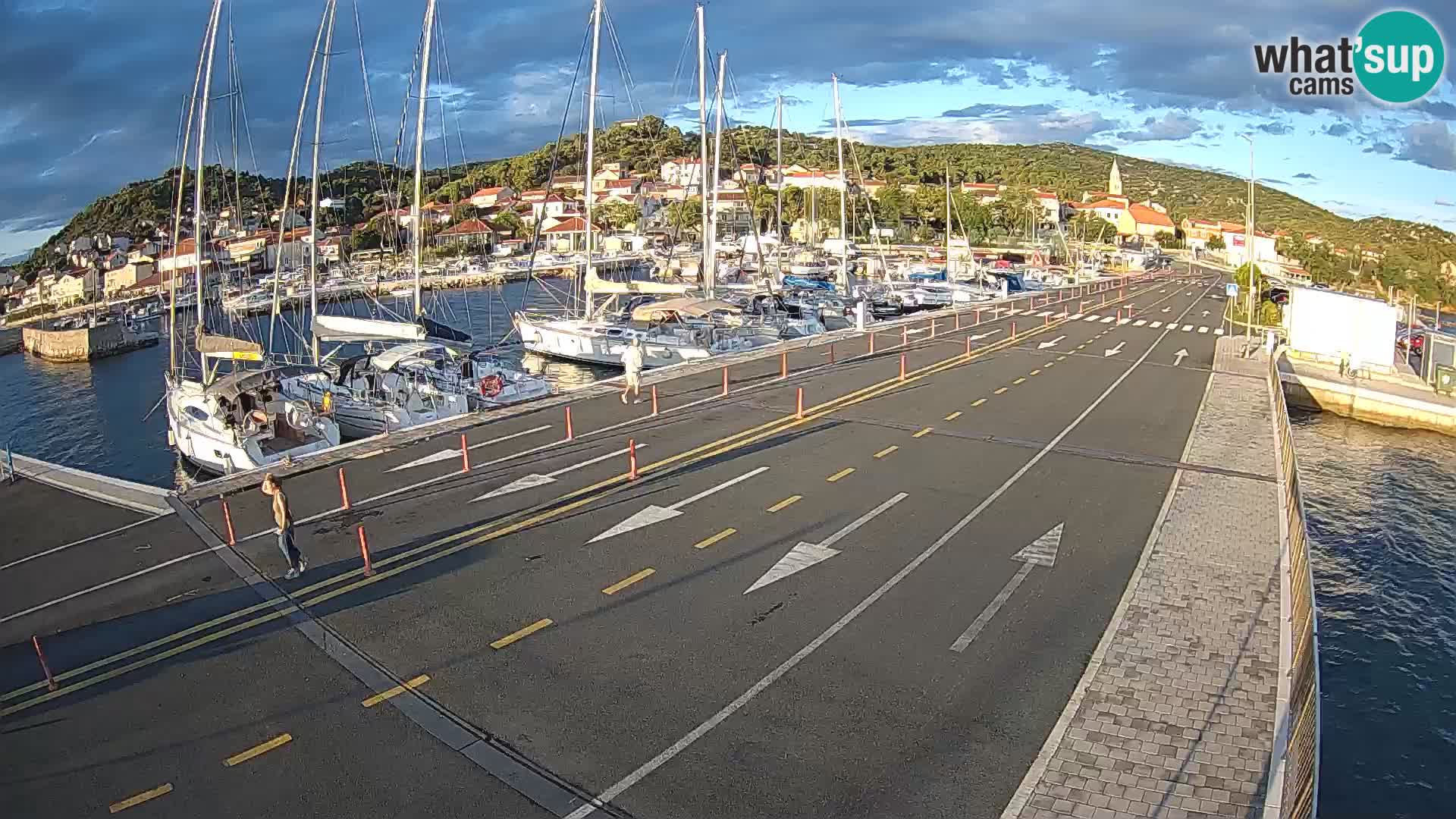 Dalmacia Tkon Transportar- webcams Croacia