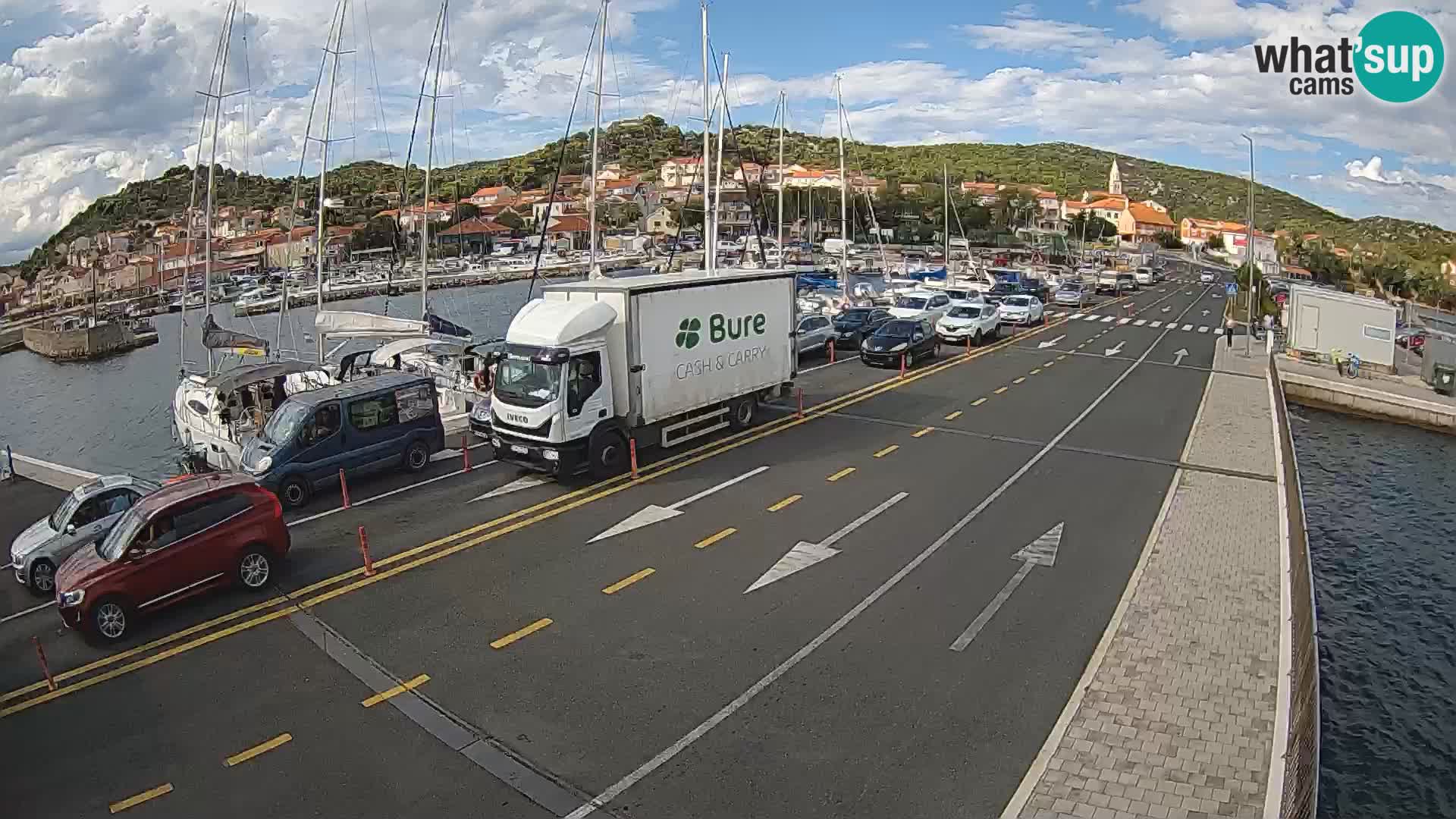 Dalmatia Tkon Ferry – webcams Croatia