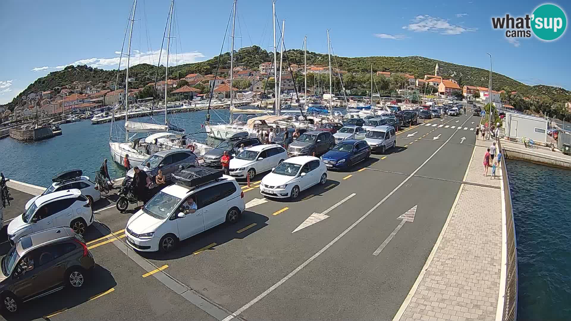 Dalmatia Tkon Ferry – webcams Croatia