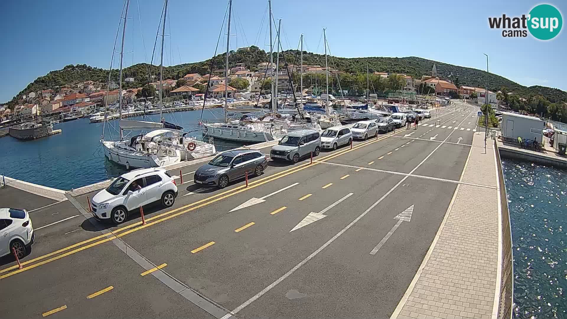 Dalmacia Tkon Transportar- webcams Croacia