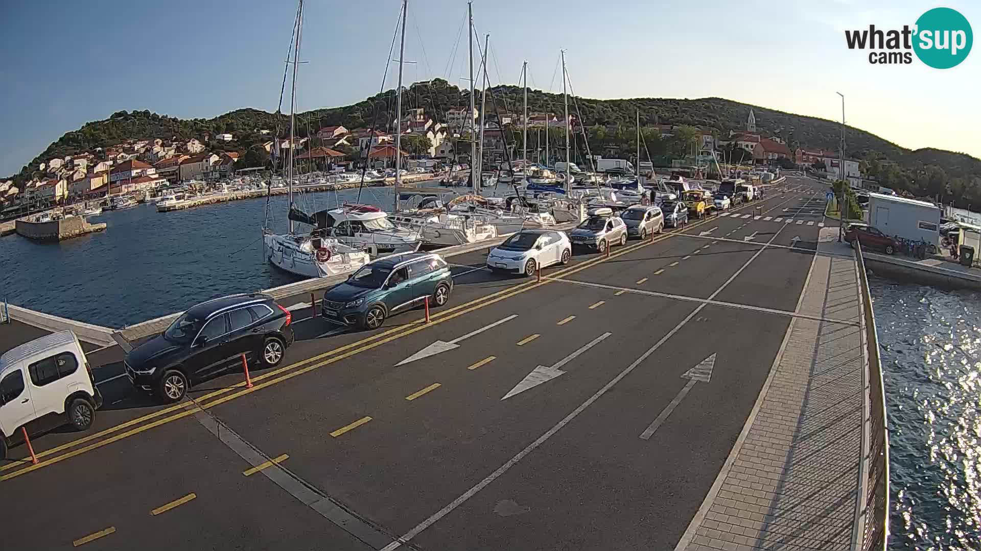 Dalmacia Tkon Transportar- webcams Croacia