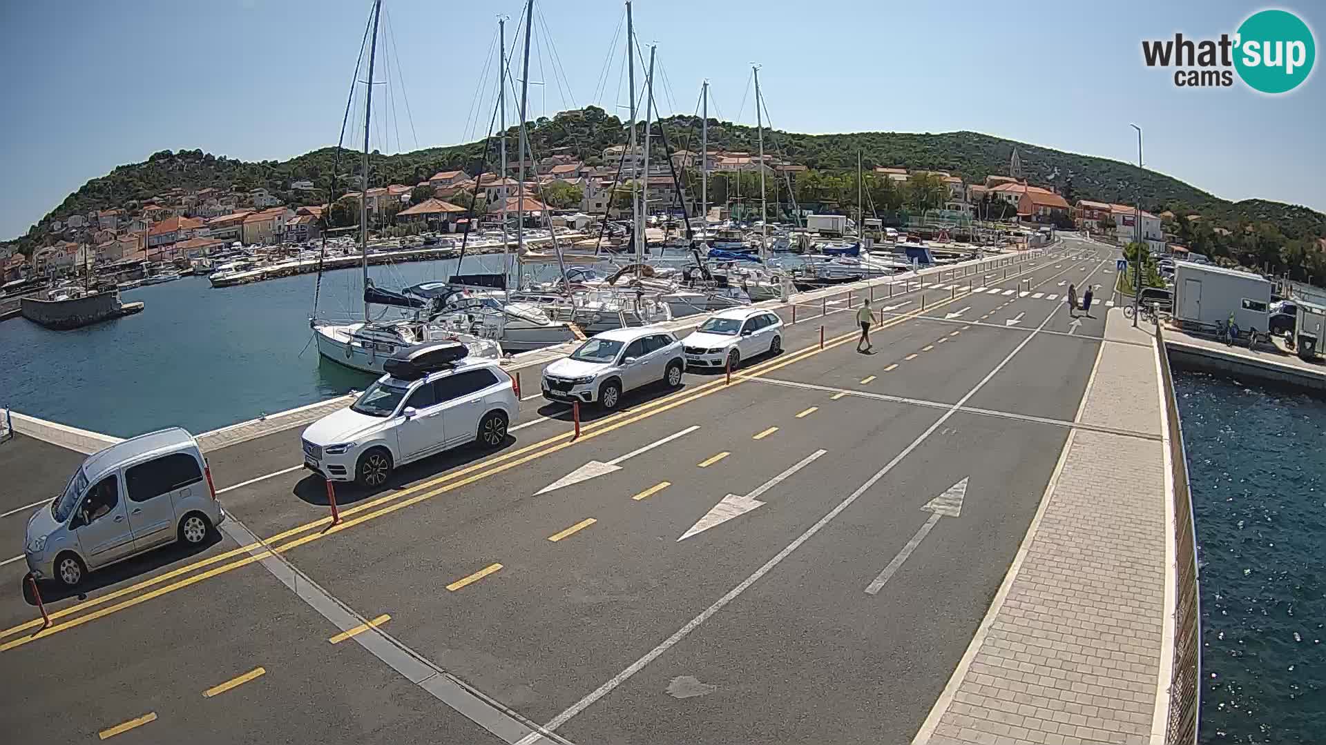 Dalmazia traghetto Tkon – webcam Croazia
