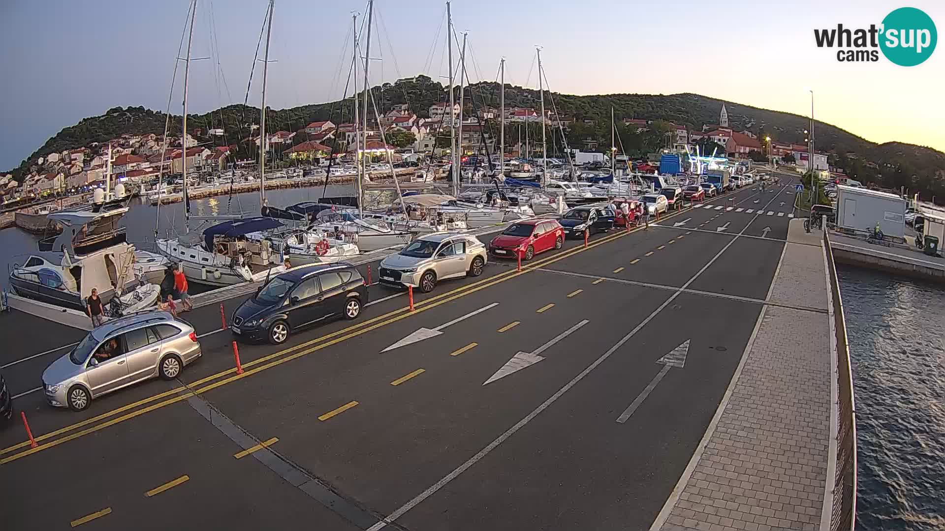 Dalmacija Trajekt Tkon – spletne kamere Hrvaška