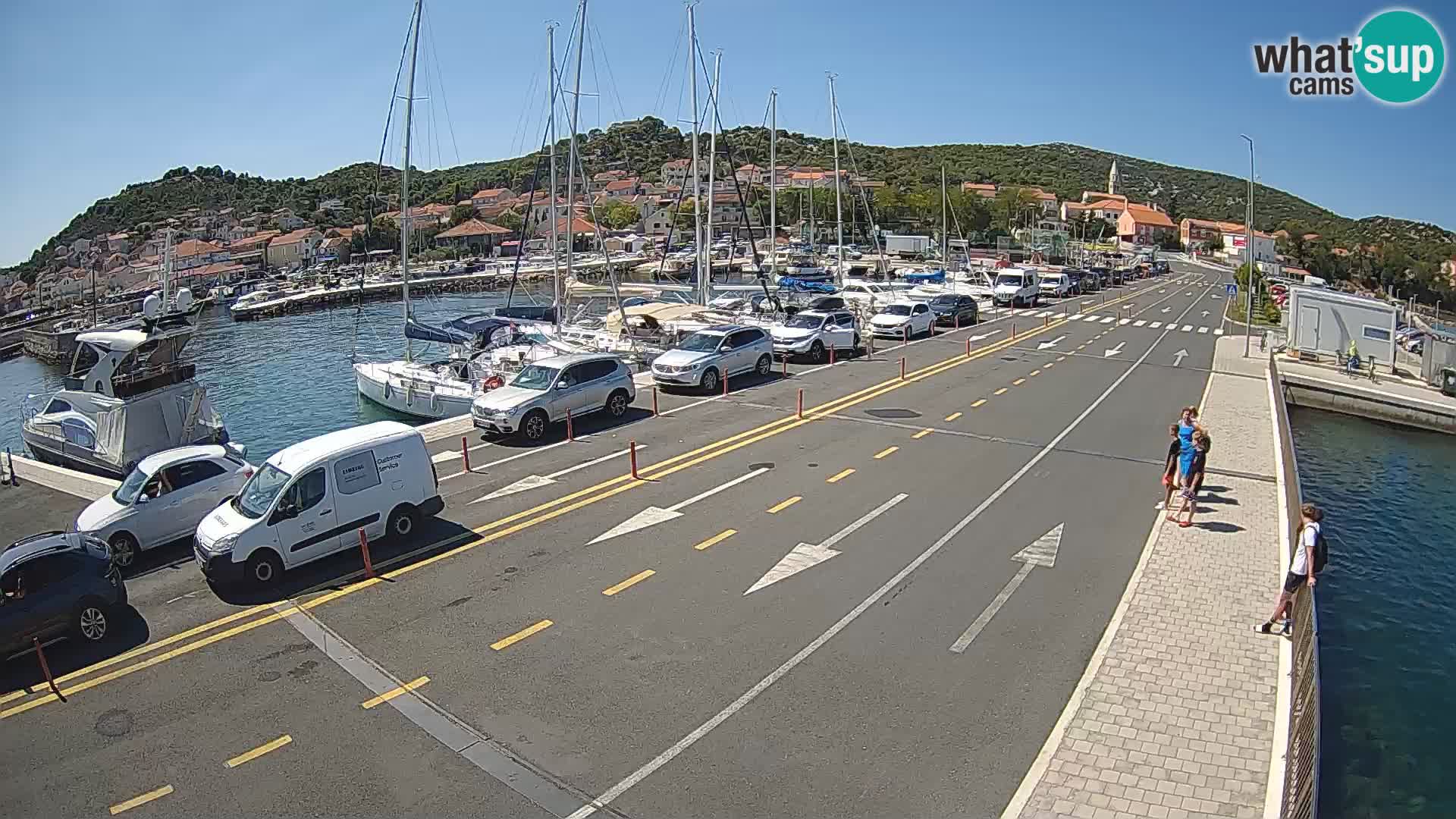 Dalmatien Tkon Fähre – Webcams Kroatien