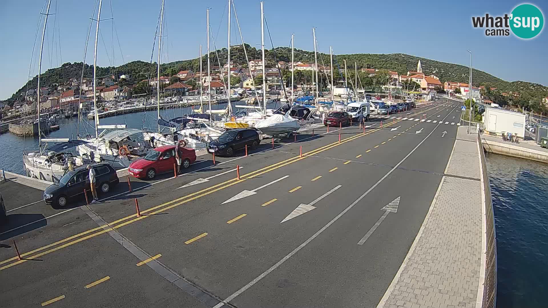 Dalmatien Tkon Fähre – Webcams Kroatien