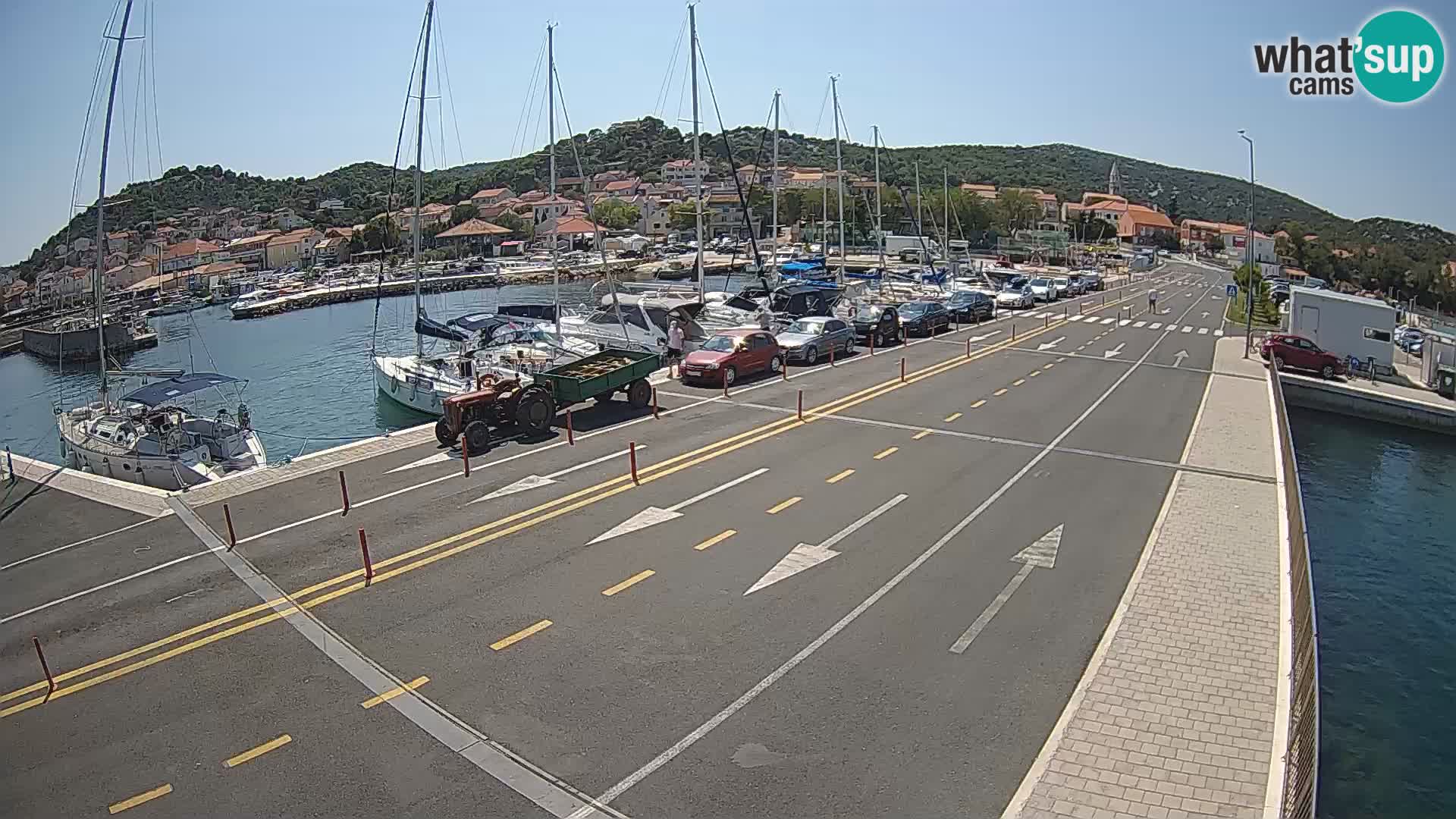 Dalmacija Trajekt Tkon – spletne kamere Hrvaška