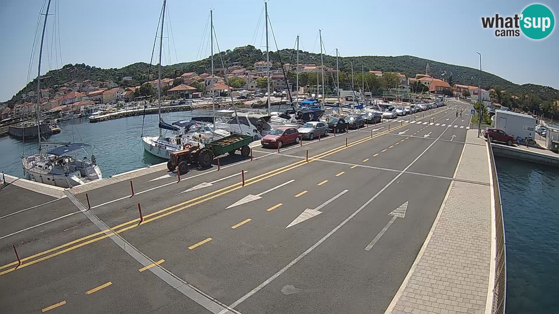 Dalmacija Trajekt Tkon – spletne kamere Hrvaška