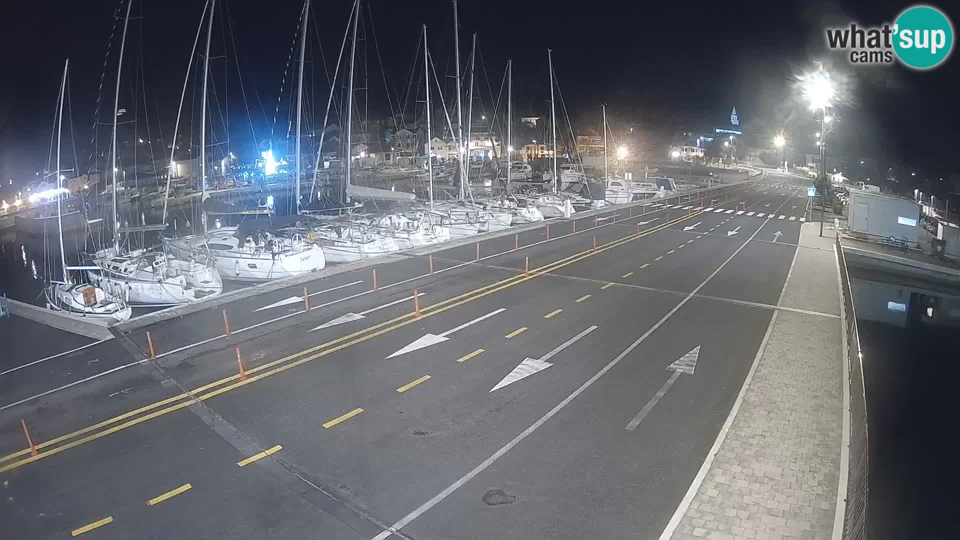 Dalmatie Tkon Traversier – webcams Croatie