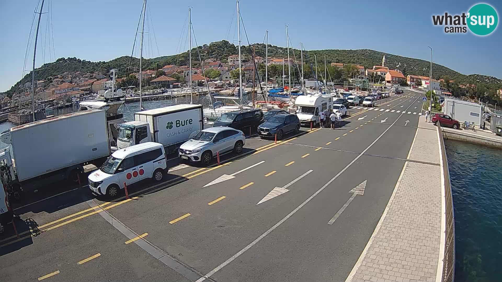 Dalmatia Tkon Ferry – webcams Croatia