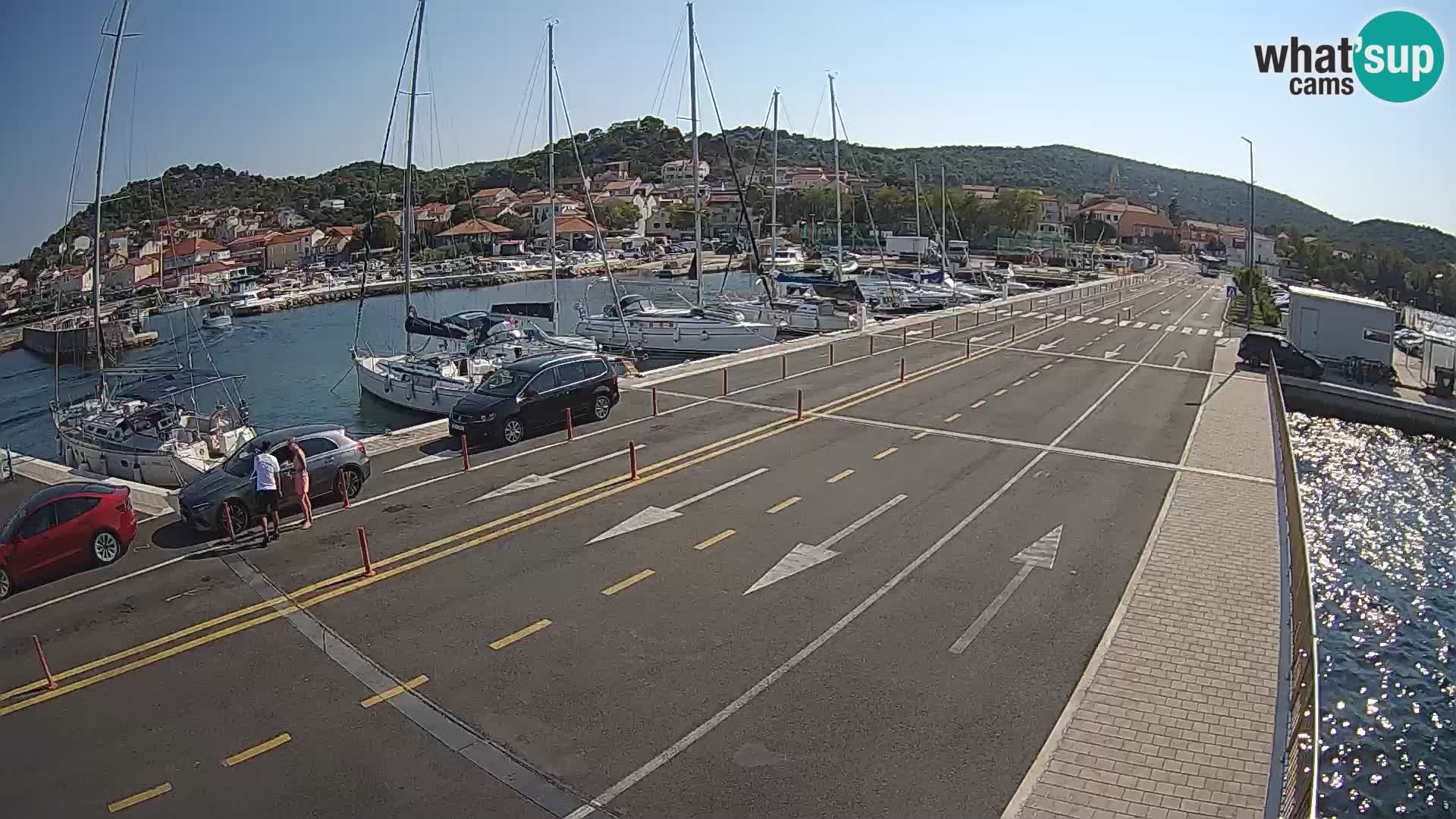 Dalmacija Trajekt Tkon – spletne kamere Hrvaška