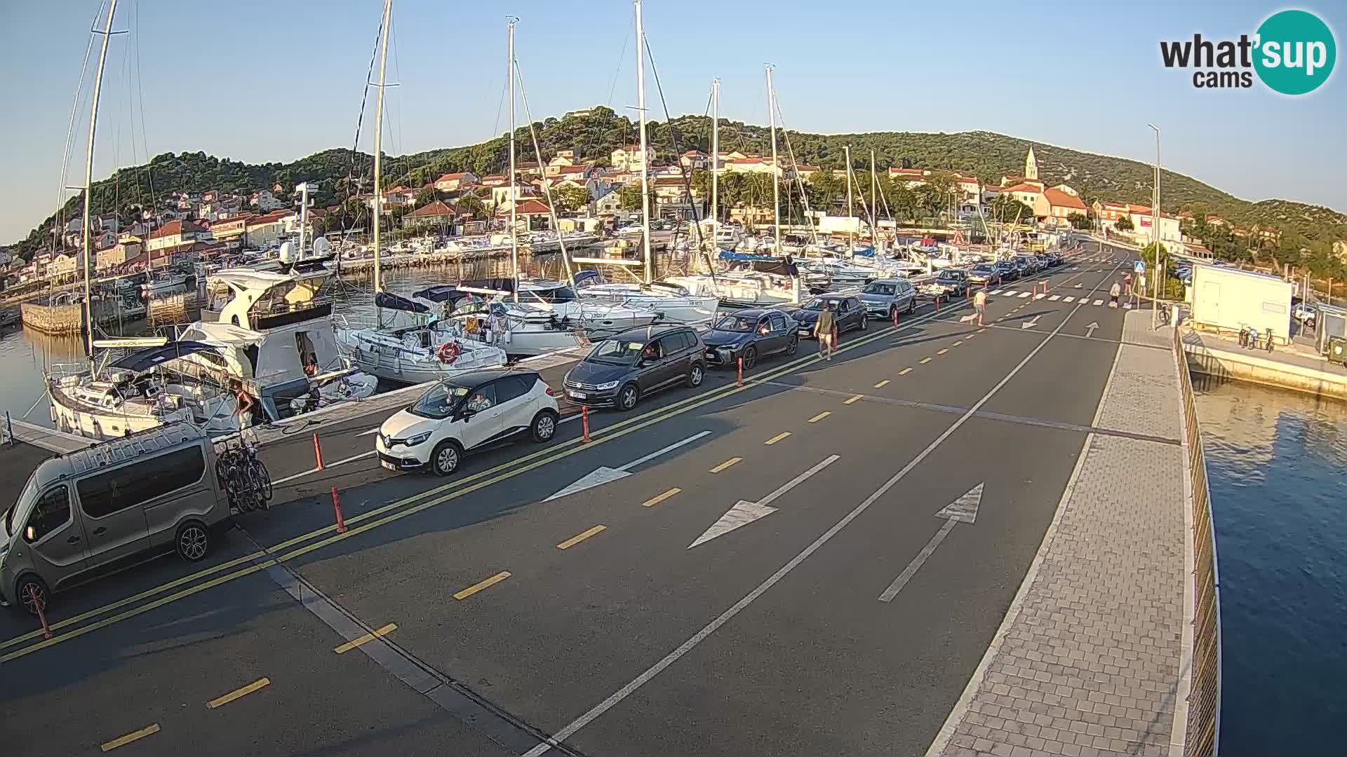 Dalmacia Tkon Transportar- webcams Croacia