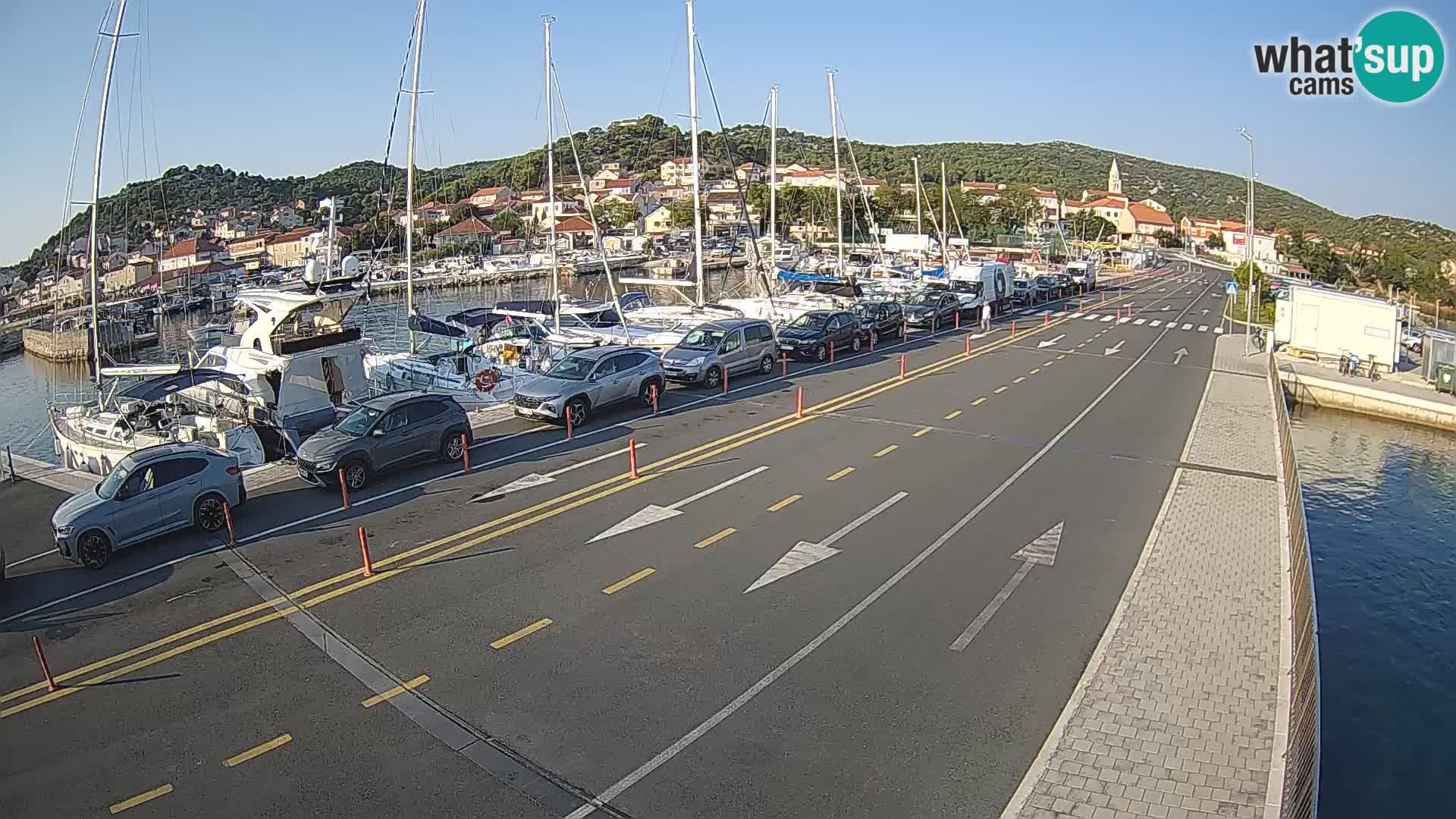 Dalmatie Tkon Traversier – webcams Croatie