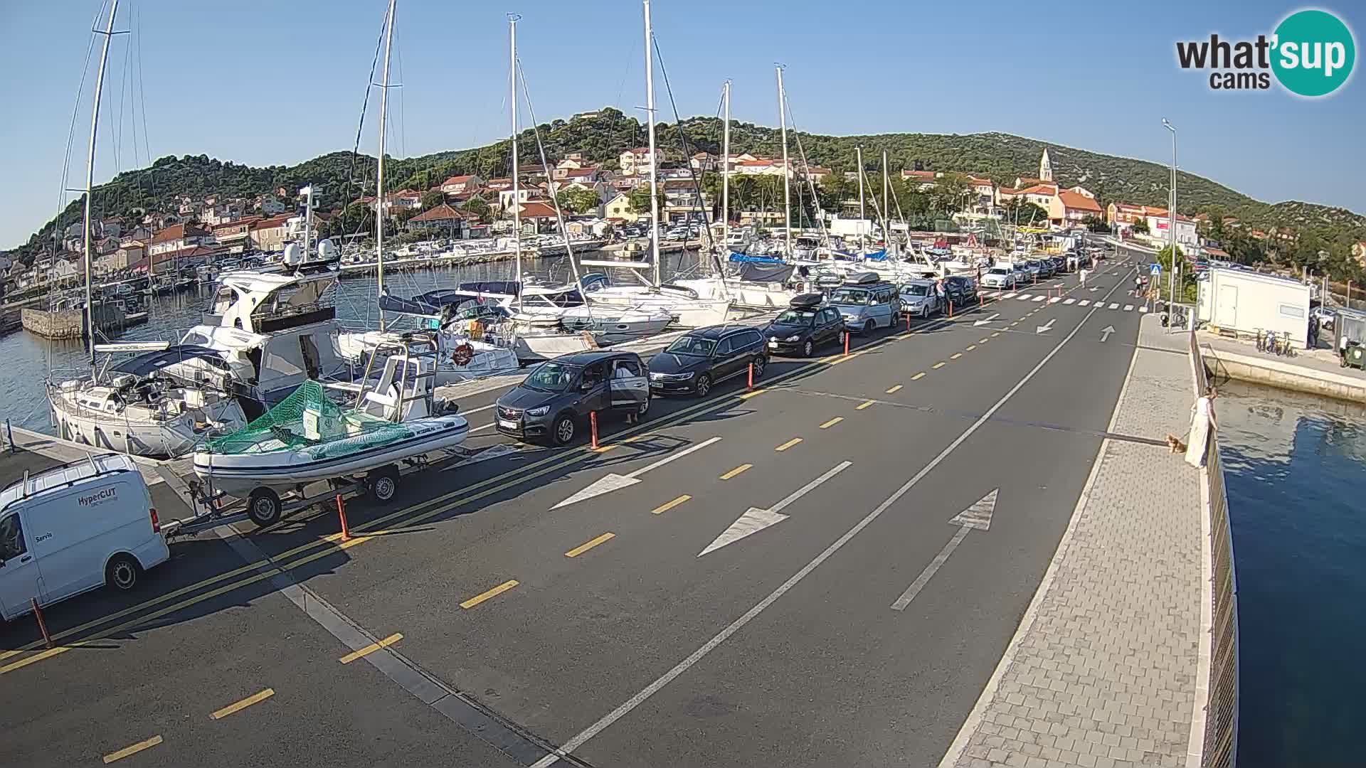 Dalmacia Tkon Transportar- webcams Croacia