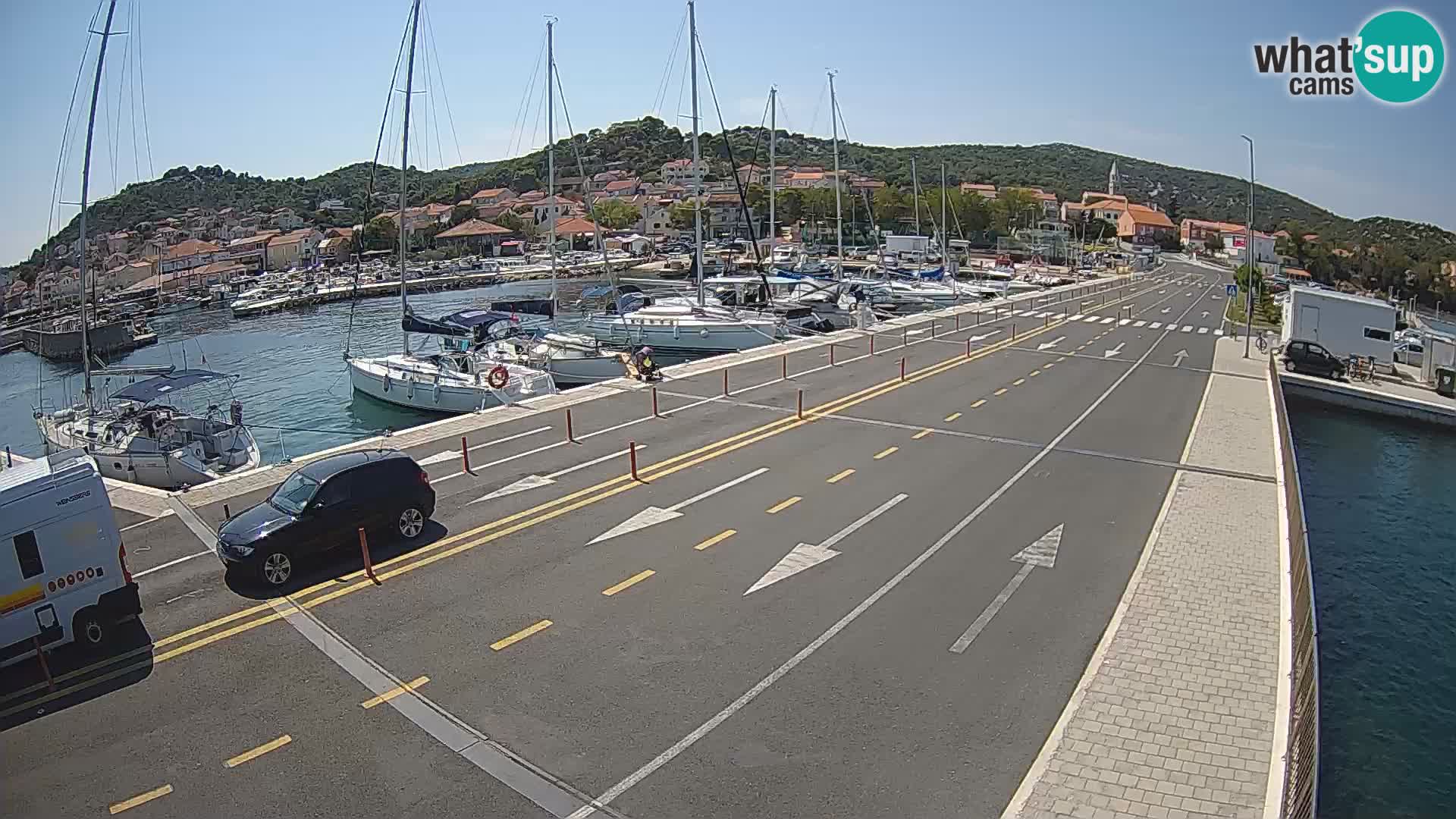 Dalmacia Tkon Transportar- webcams Croacia