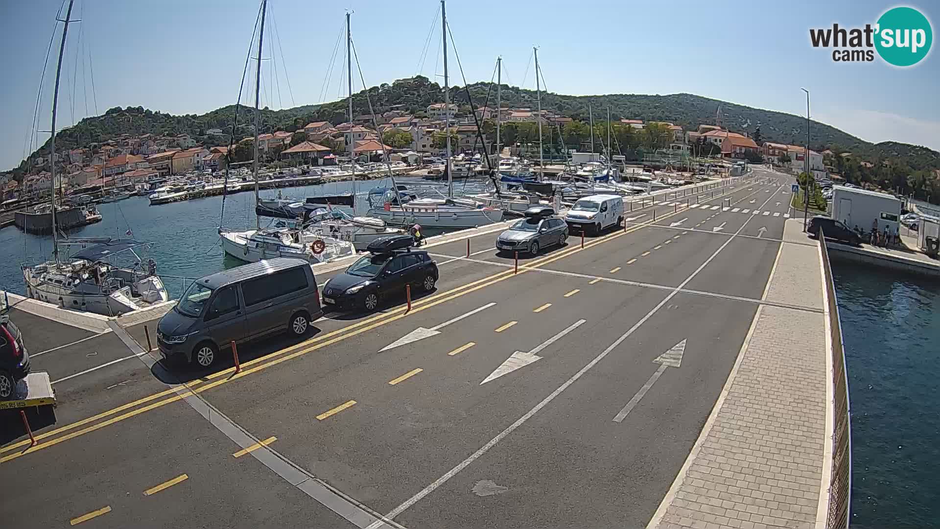 Dalmacija Trajekt Tkon – spletne kamere Hrvaška